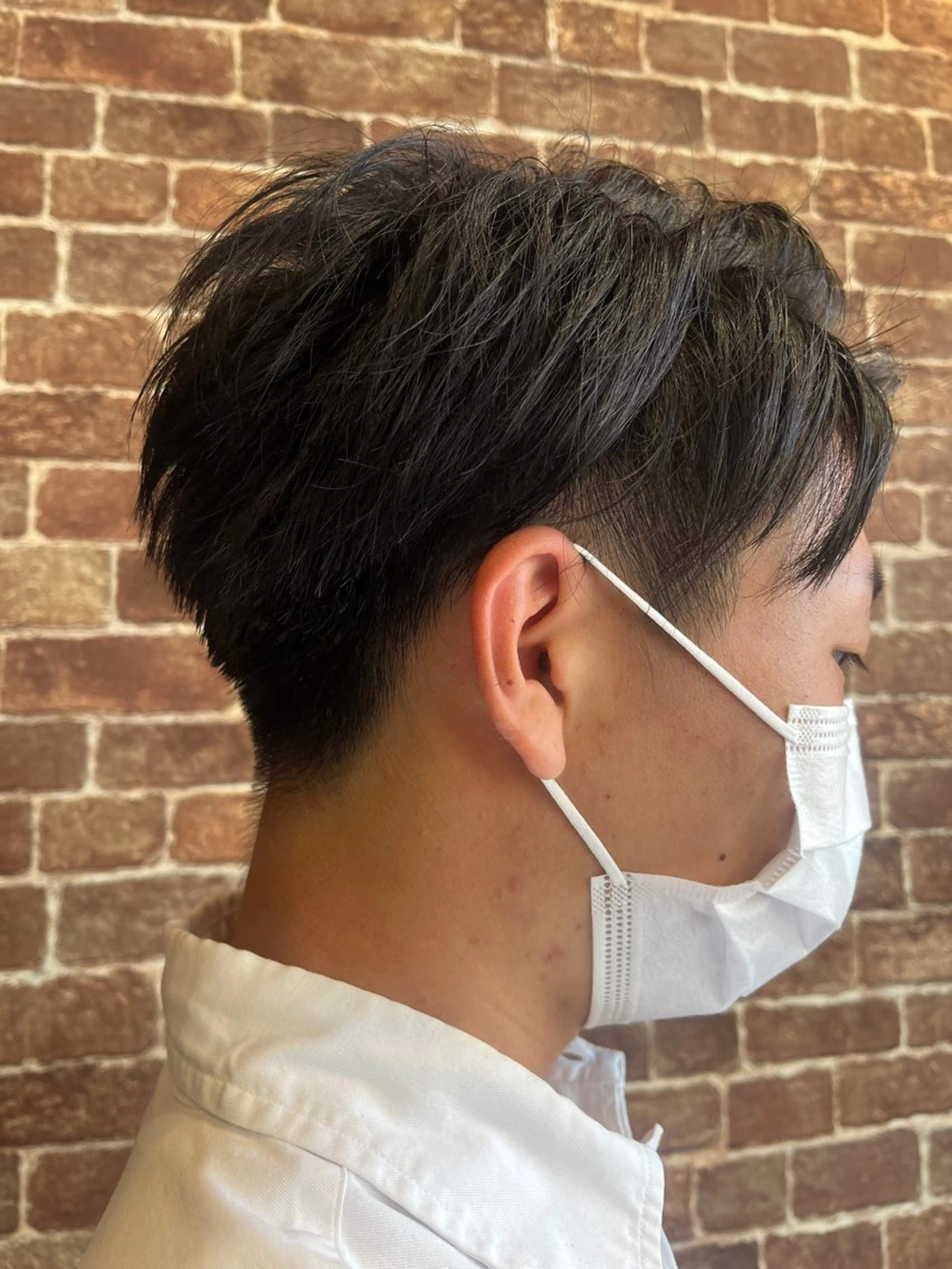 ショート カラー メンズ 久木原 ゆりのヘアスタイル