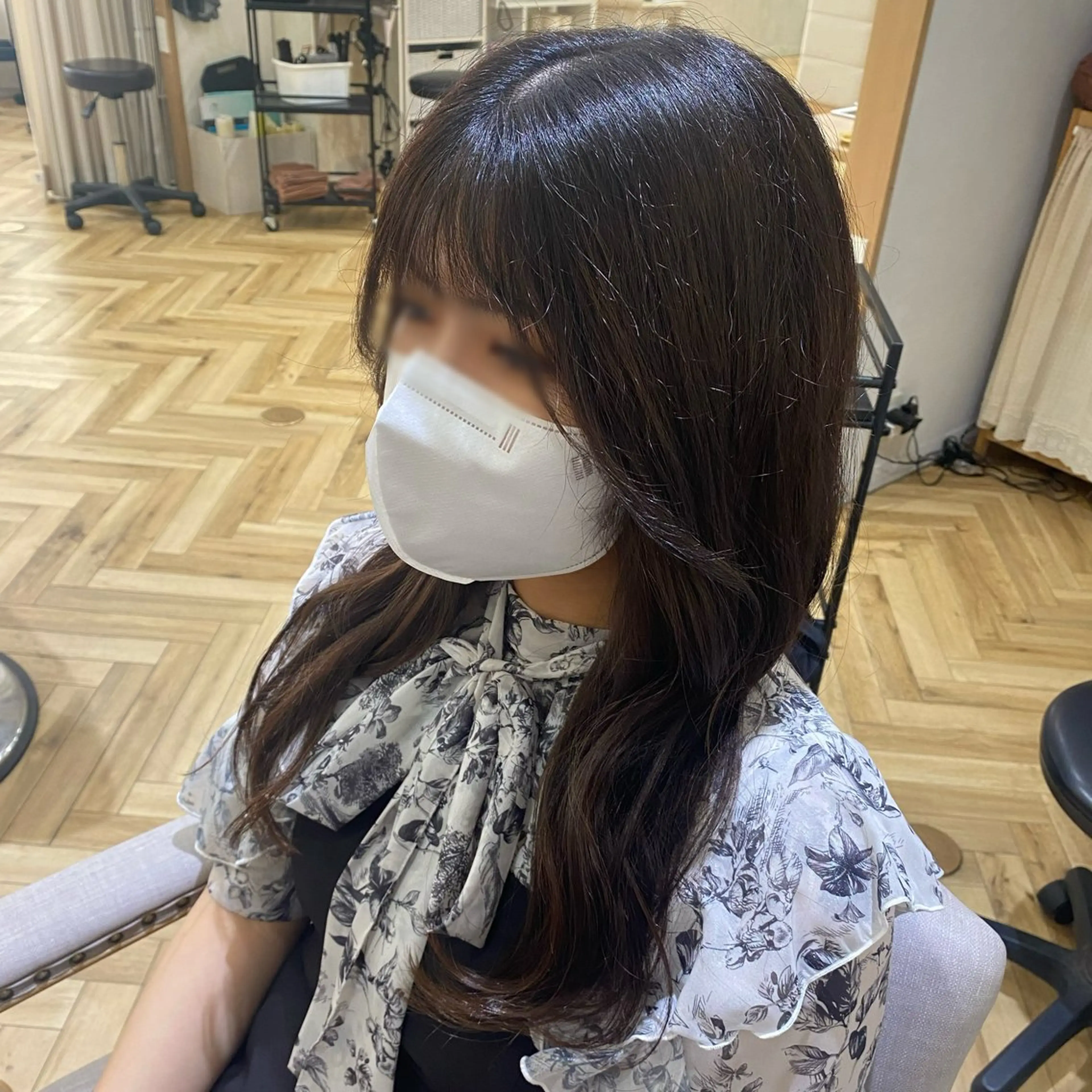 ロング くびれヘア 韓国ヘア・カラー 🩵SHIZUKUのヘアスタイル
