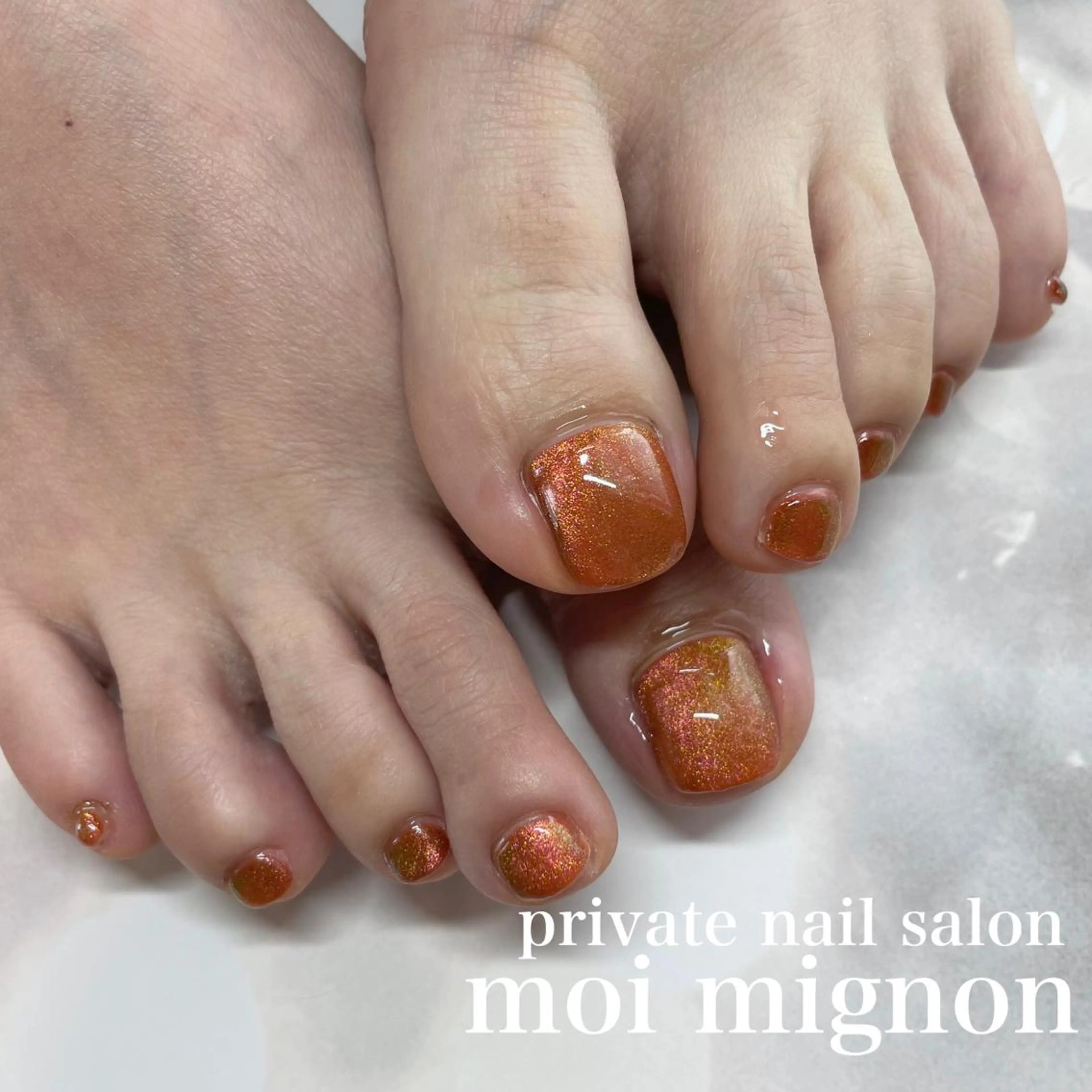 ネイル フットネイル ジェルネイル マグネットネイル フットネイル nailist Aki♡のネイルデザイン