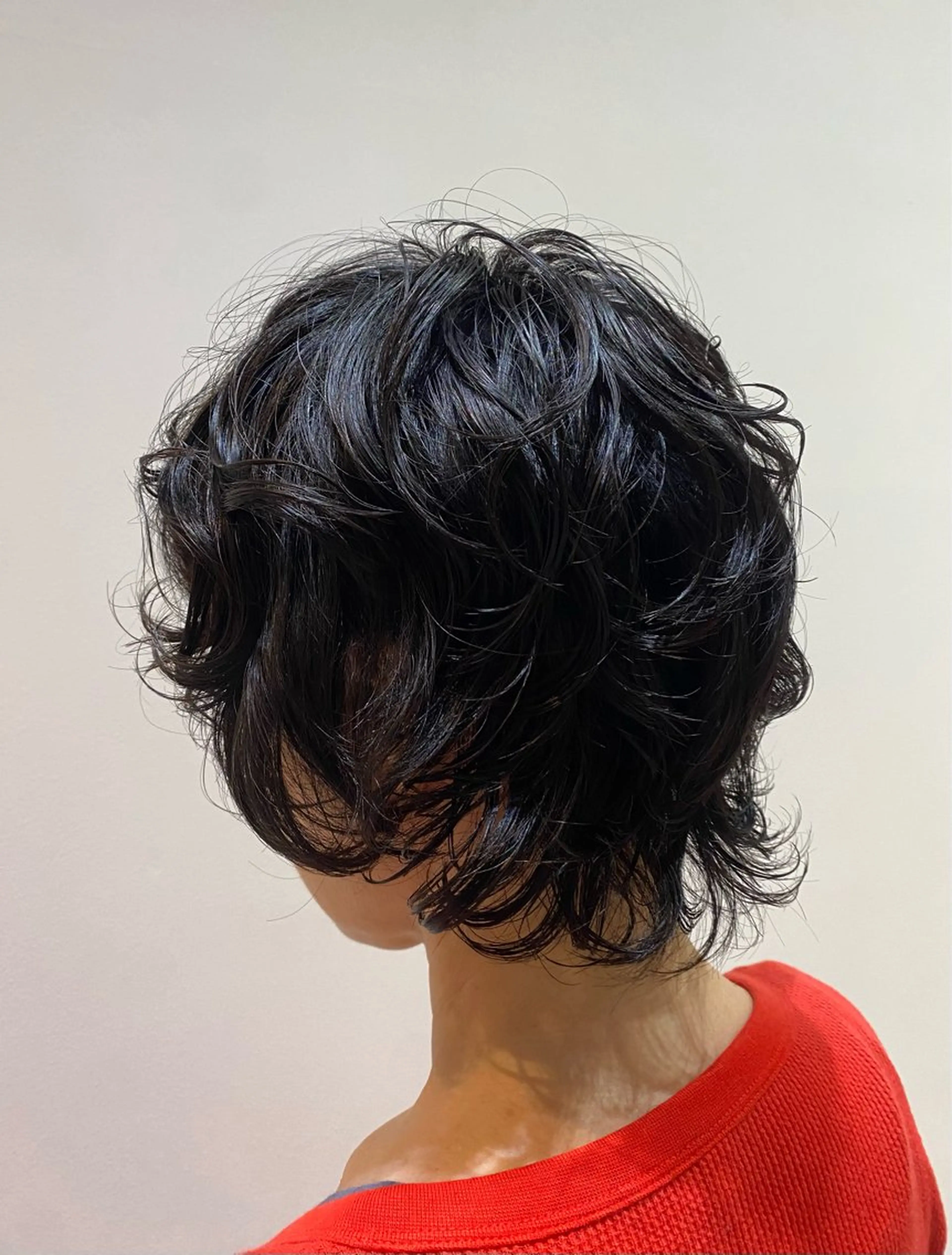 ショート パーマ ショートヘア ウルフカット カット パーマ トリートメント ♡オシャ髪♡AI ✂️newi町田のヘアスタイル