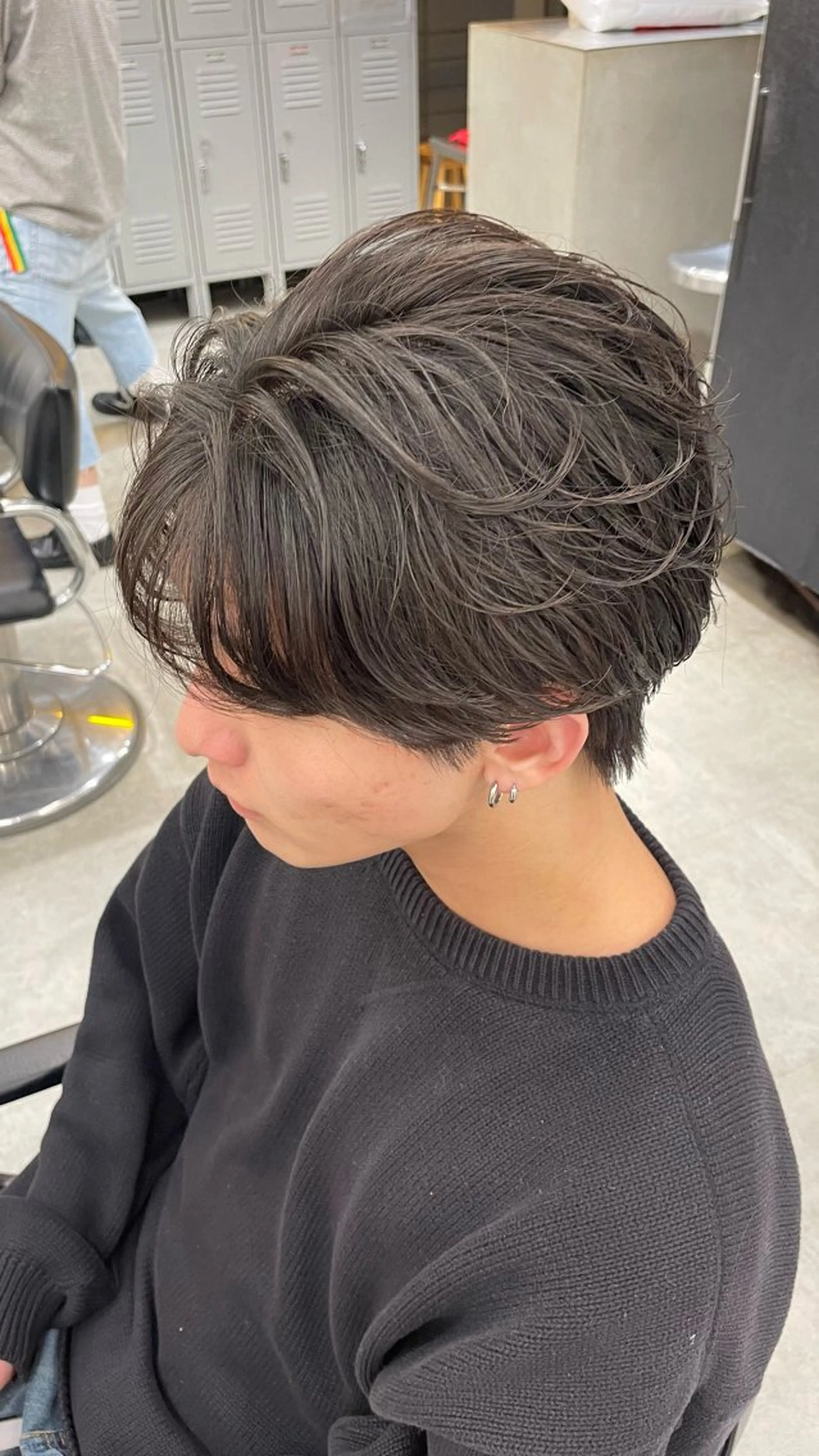 パーマ メンズ フェザーパーマ メンズパーマ カット パーマ トリートメント fifth 武正 琉生のヘアスタイル
