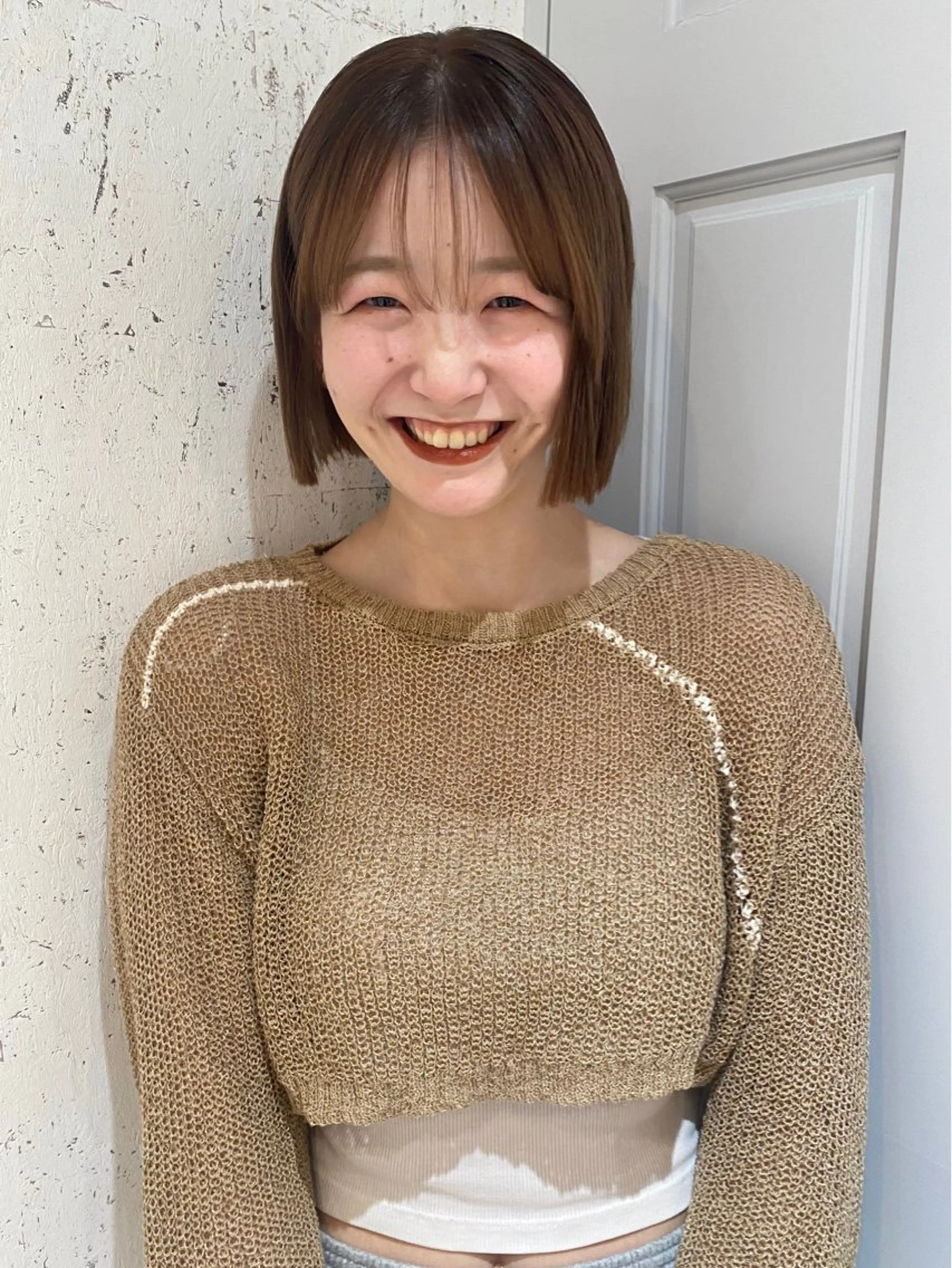 ショート カラー ベージュカラー カット ヘアカラー トリートメント mai / linoah˚✧のヘアスタイル