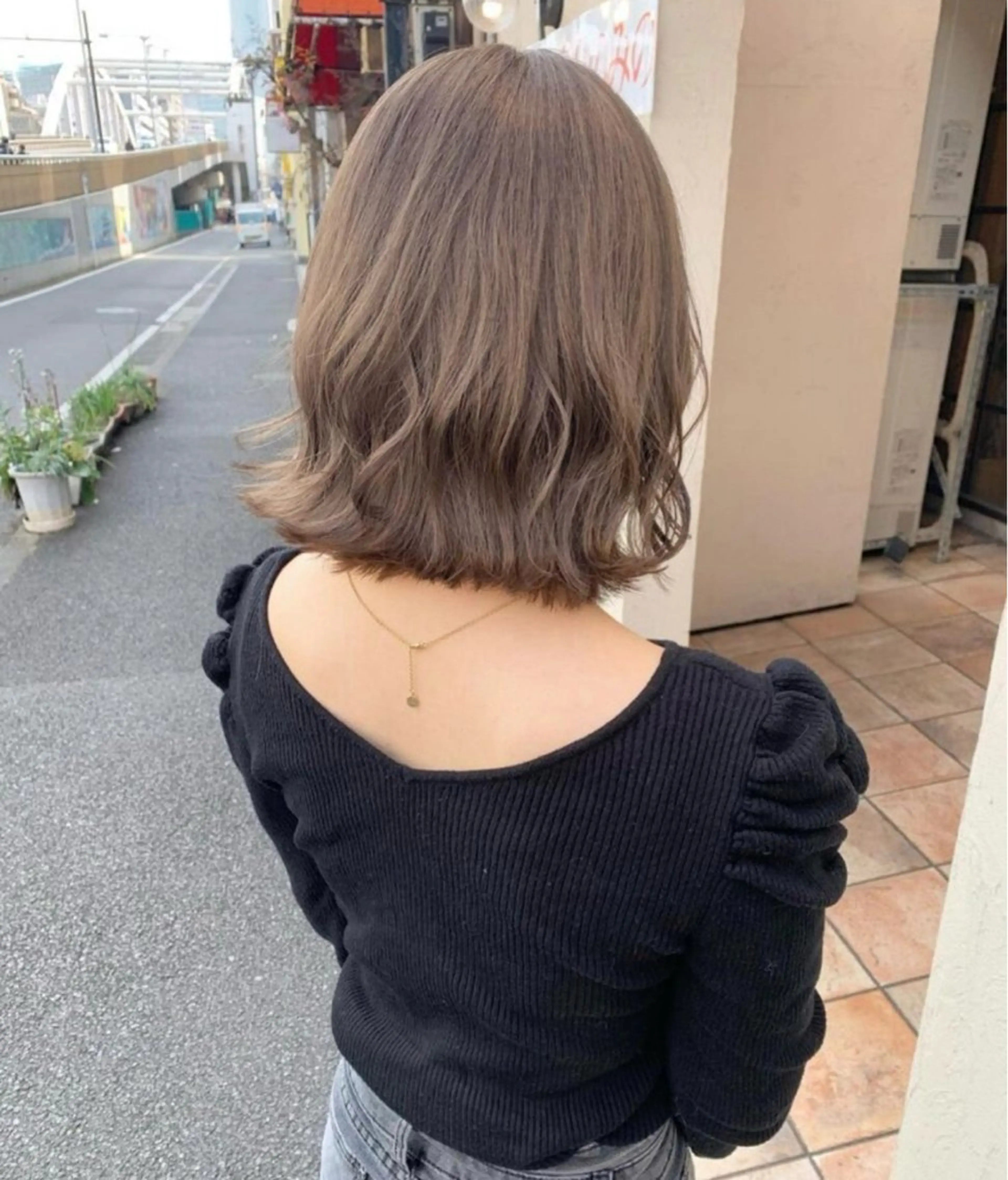 ミディアム カラー 🎀ツヤ髪/レイヤー /ボブ/hana🎀のヘアスタイル