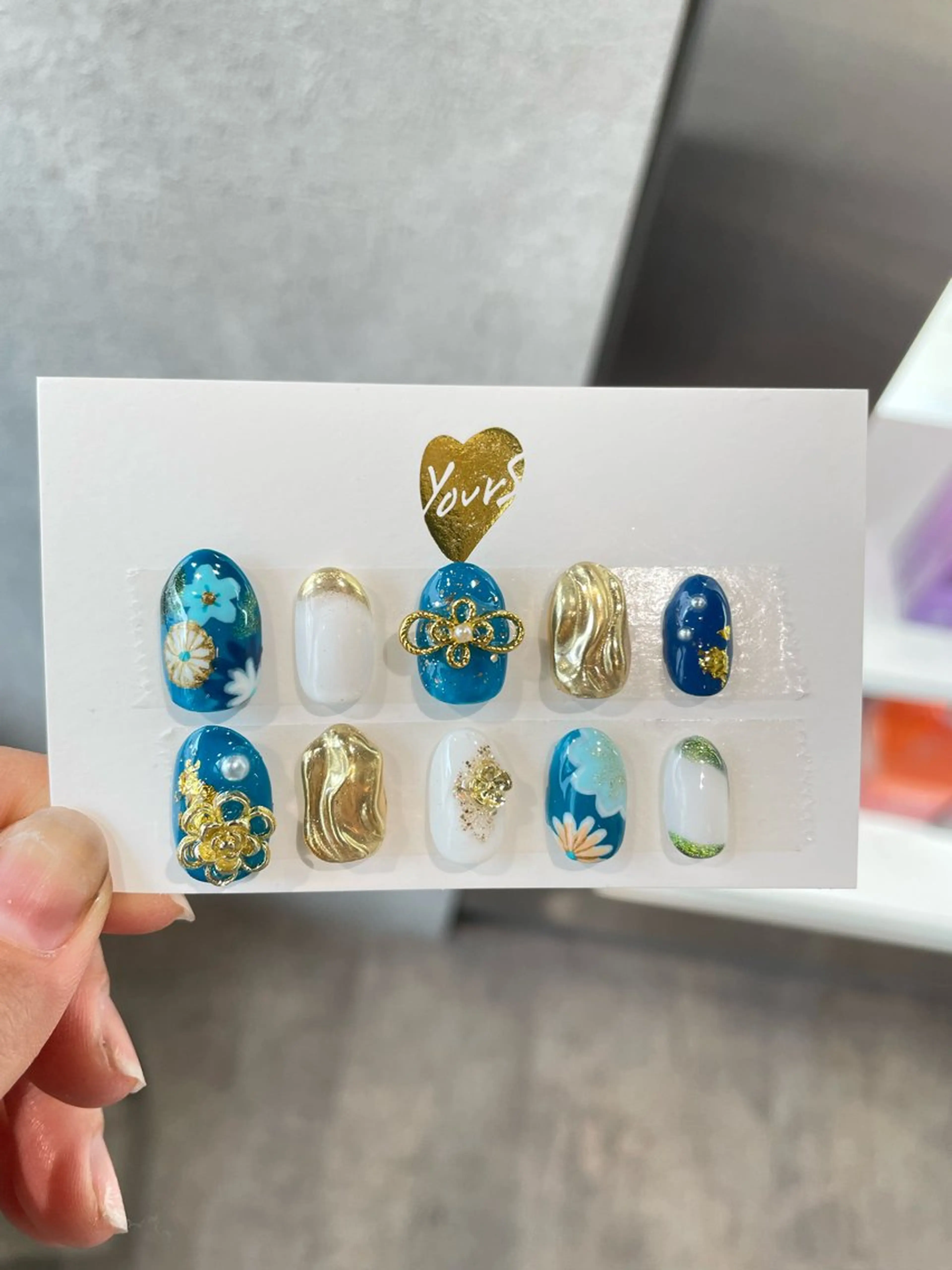 ネイル 成人式 ハンドネイル ナチュラル透明感🌱 小山美樹子のヘアスタイル