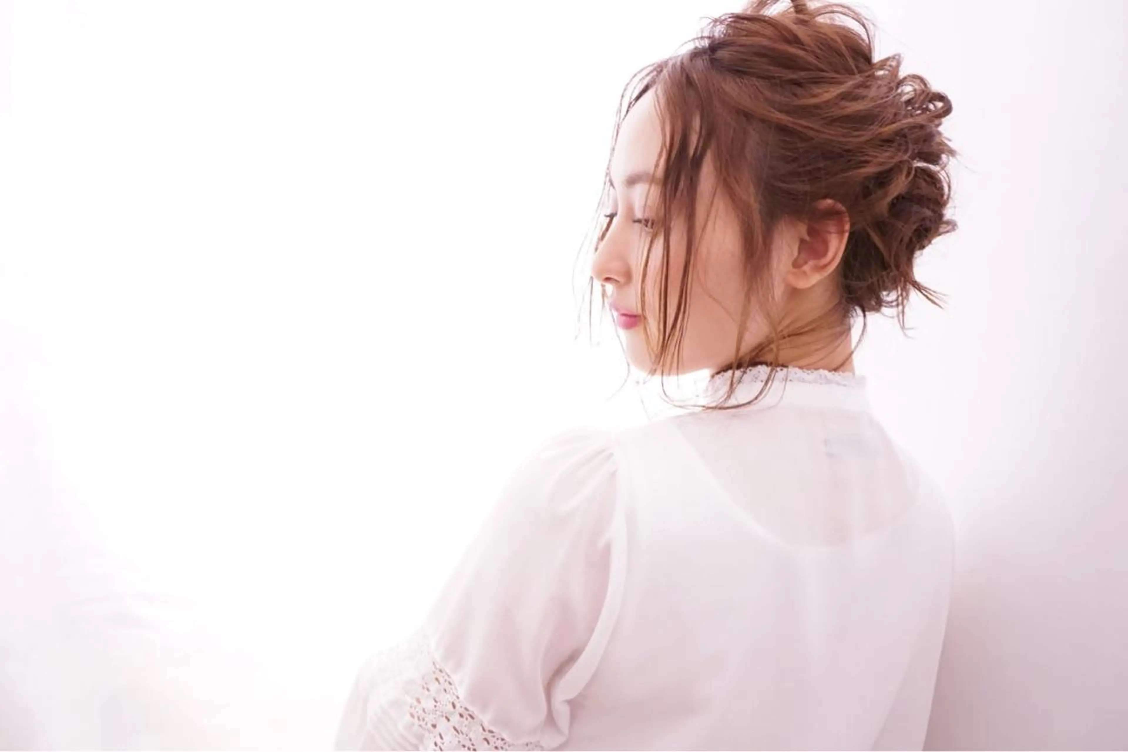 セミロング カラー パーマ ヘアアレンジ カット ヘアカラー パーマ 可愛いを作る神 ナオヒロのヘアスタイル