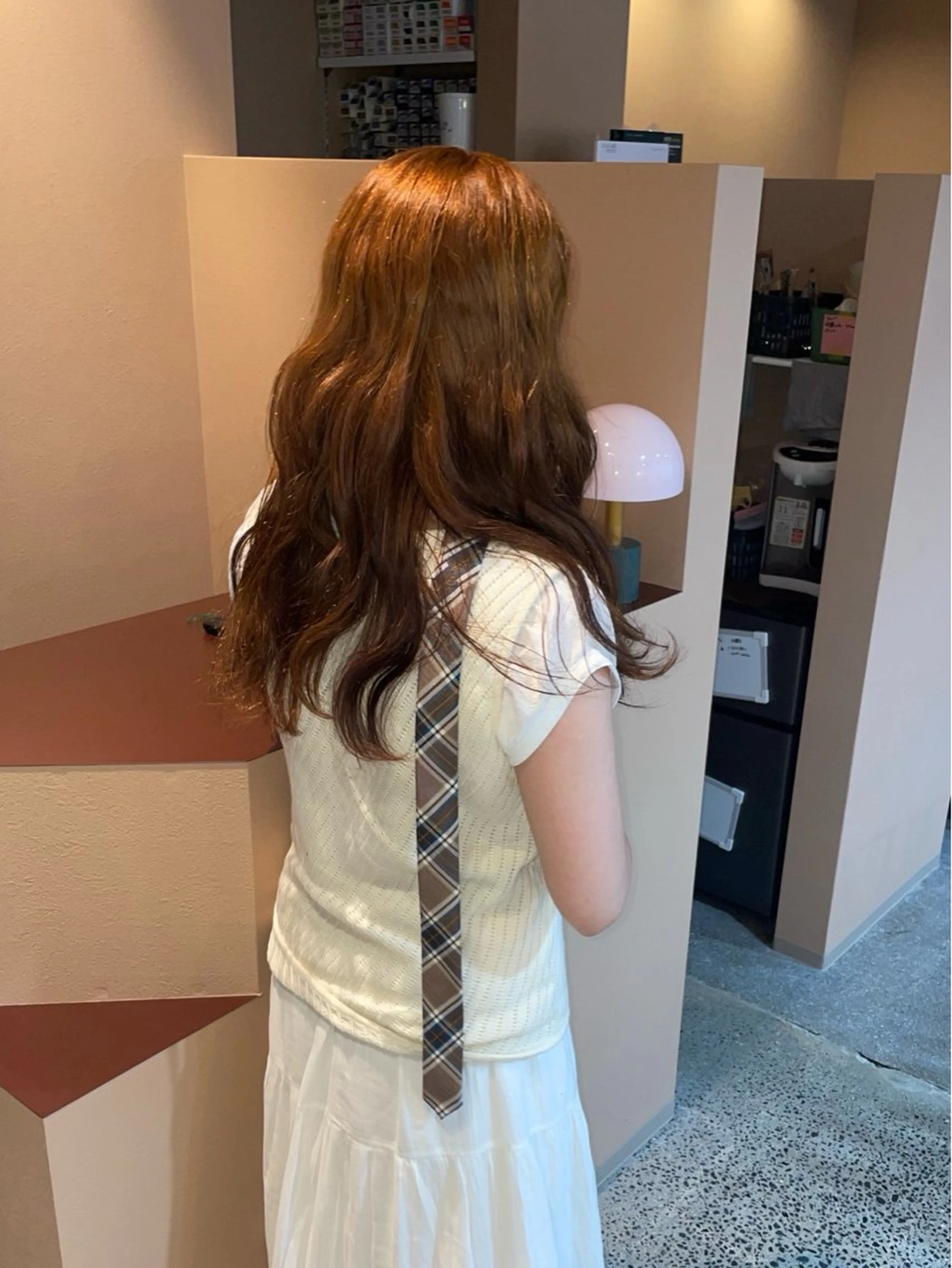 セミロング メンズモデル募集中 YOKE reinaのヘアスタイル