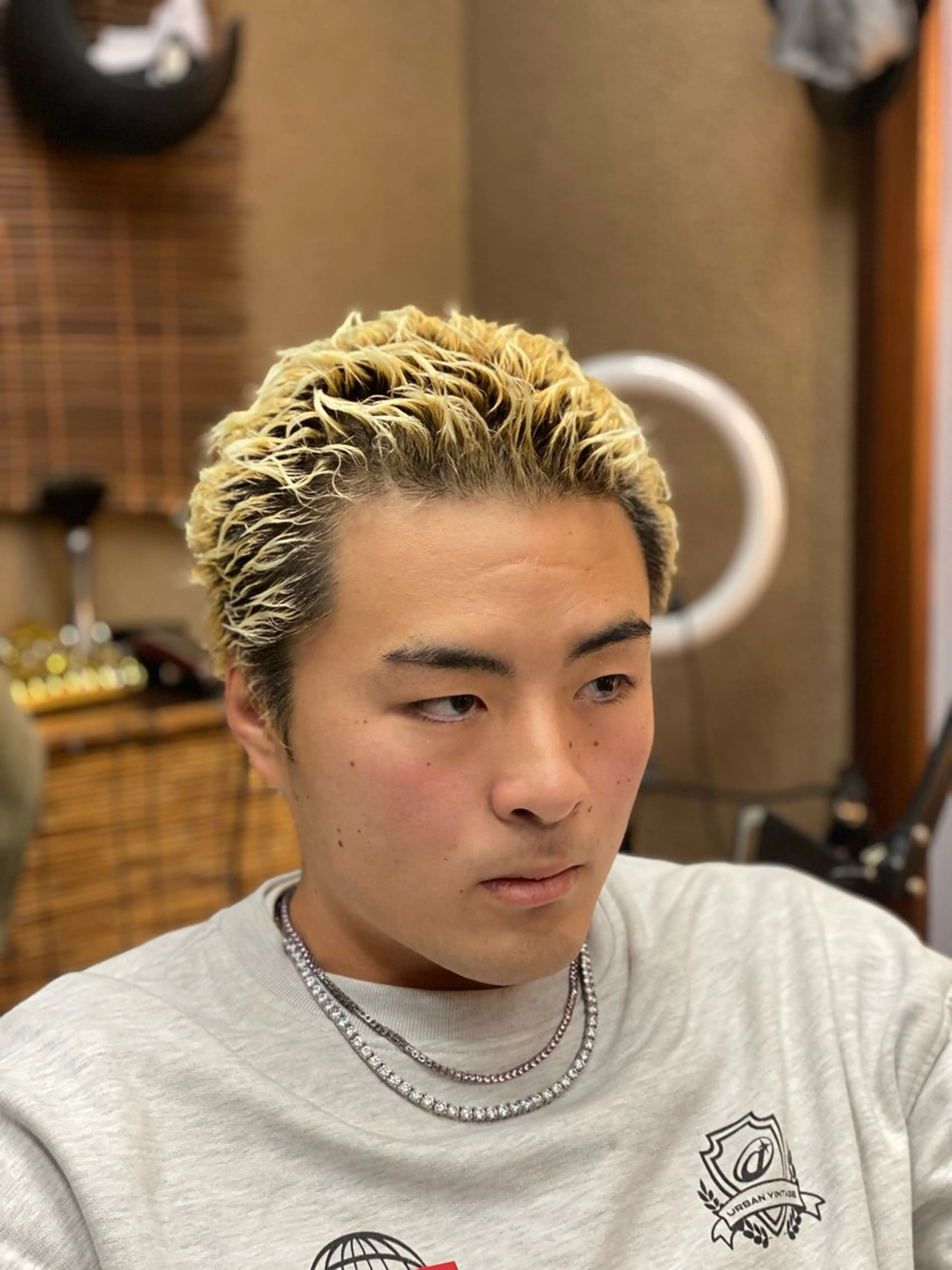 カラー パーマ メンズ メンズパーマ 💈Hayate原宿 ／イージーパーマ💈のヘアスタイル