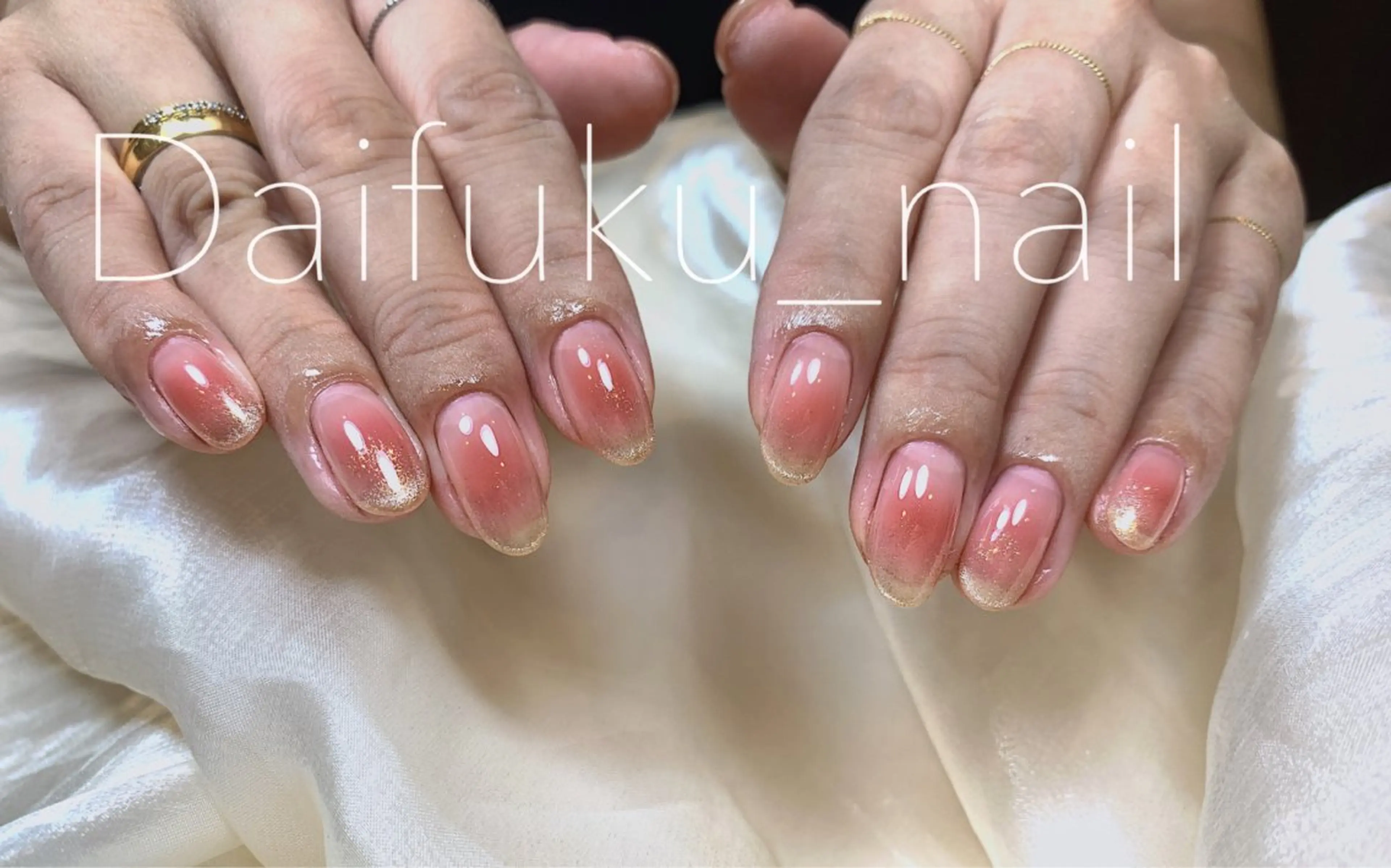 ミディアム ハンドネイル Daifuku nailsのネイルデザイン