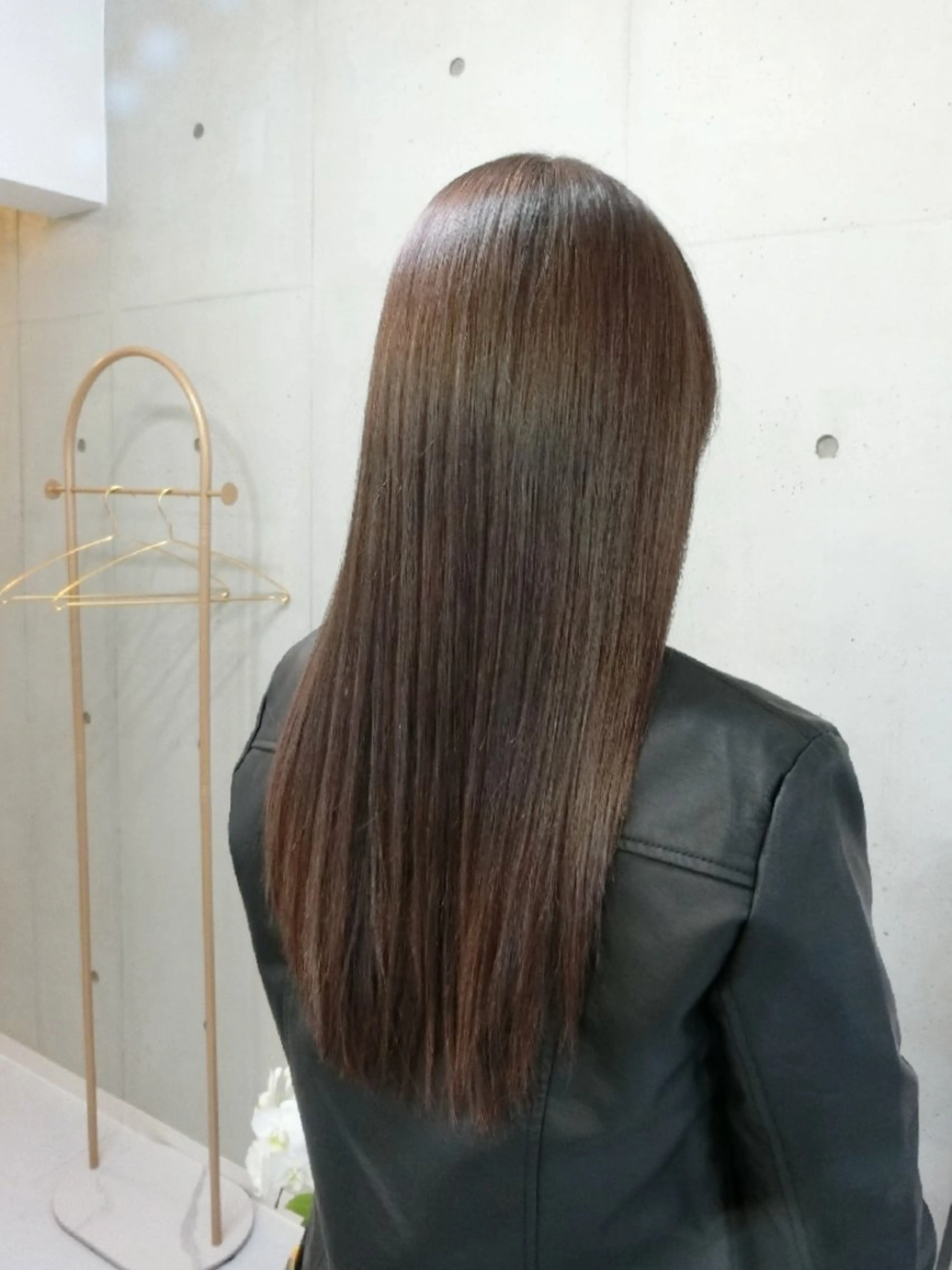 カラー ベージュカラー フォギーベージュ メッシュ ma cherie 　naoのヘアスタイル