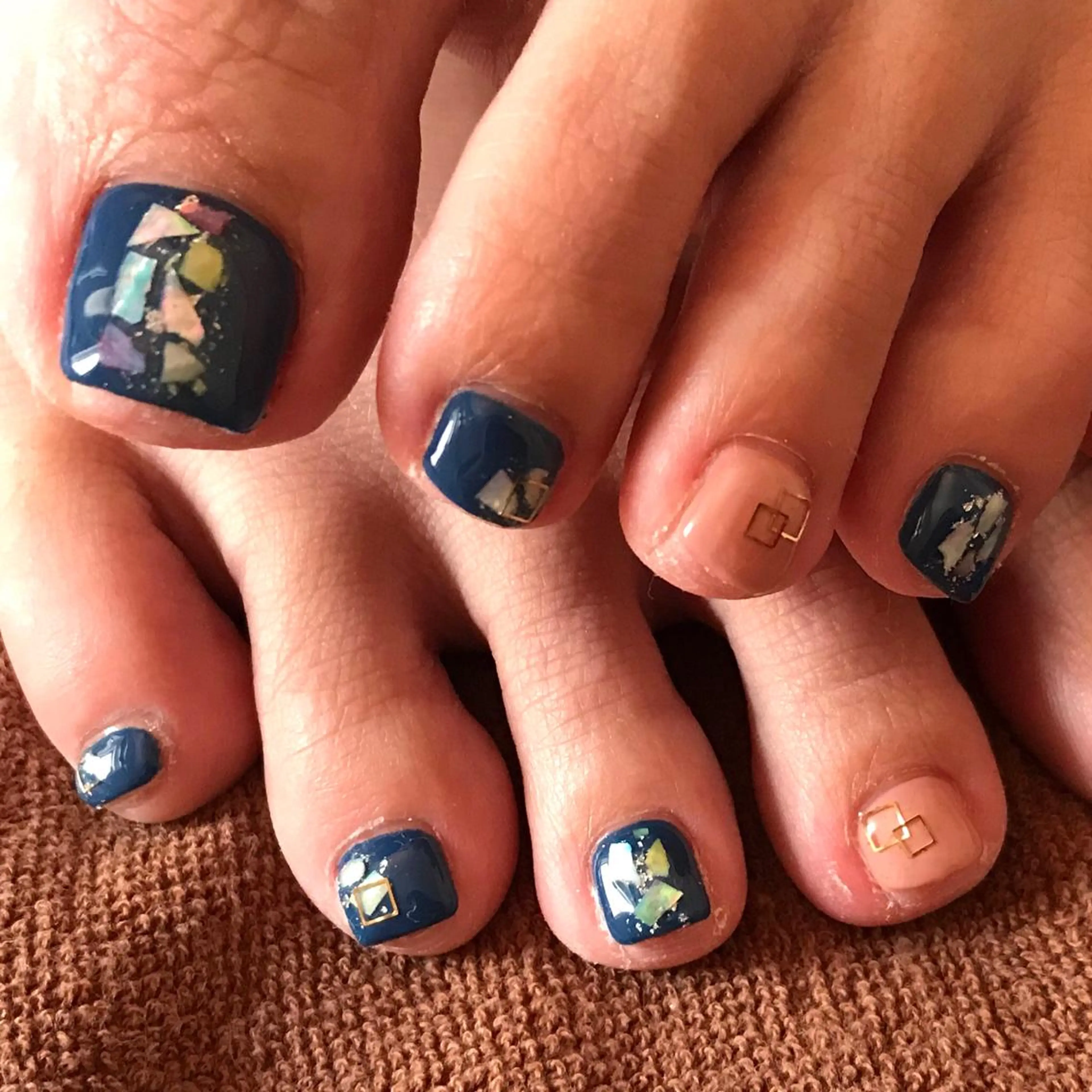 ネイル フットネイル ジェルネイル フットネイル ステラ marikominoのネイルデザイン