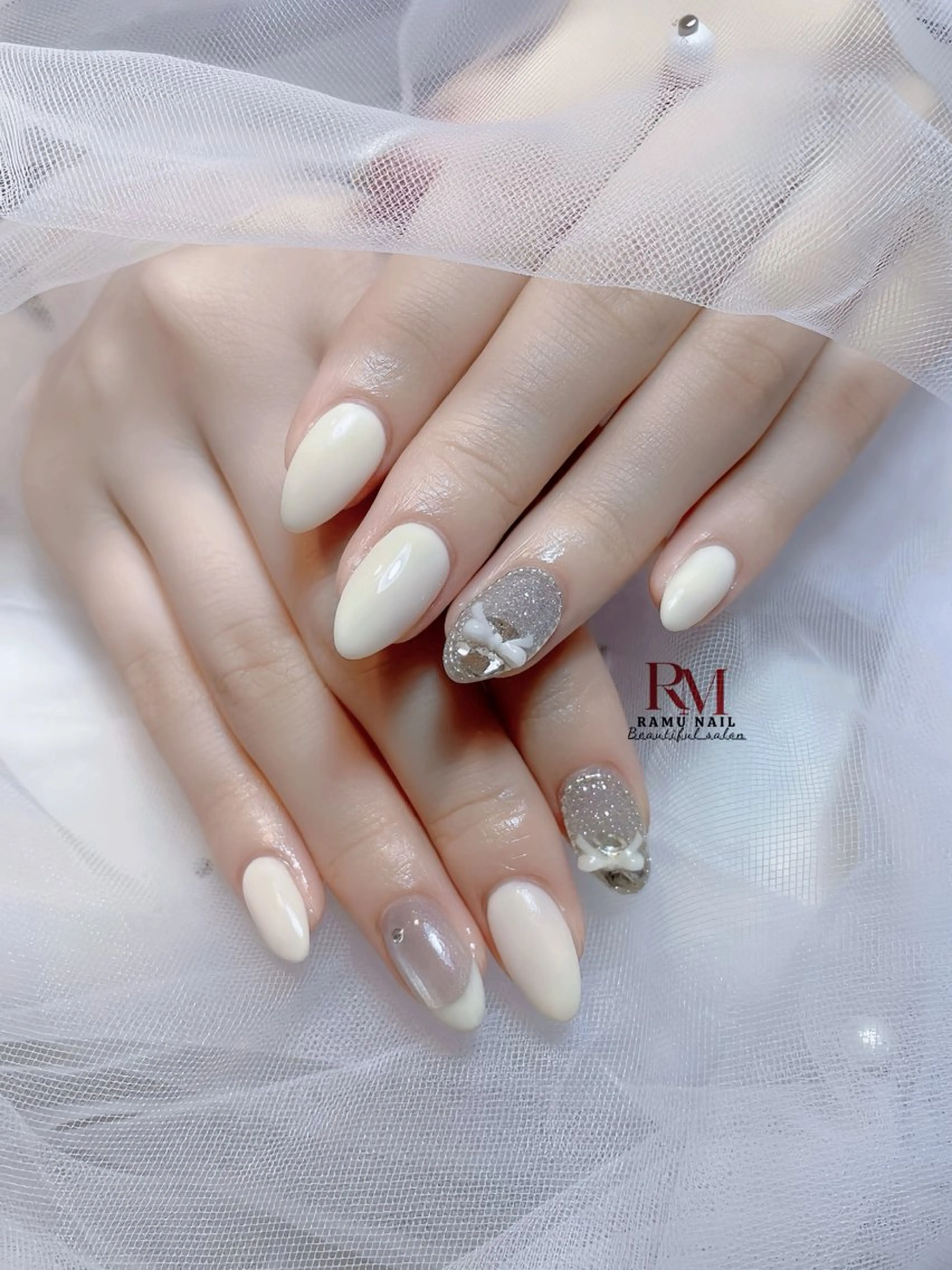 ネイル アートネイル チークネイル フレンチネイル グラデーション キラキラネイル ハンドネイル NEKO Chanのネイルデザイン