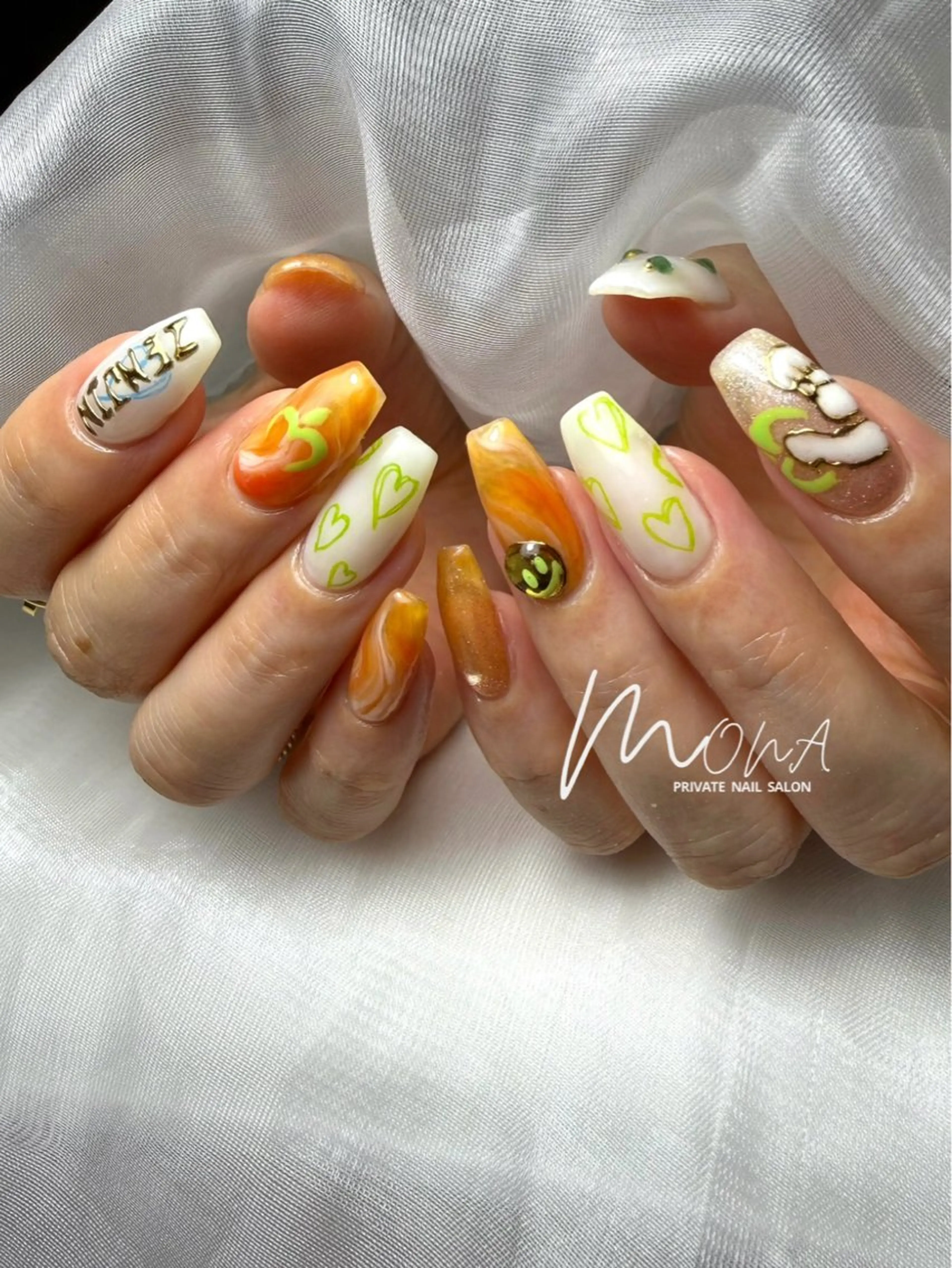ネイル アートネイル ハンドネイル Nailsalon MONA.のネイルデザイン