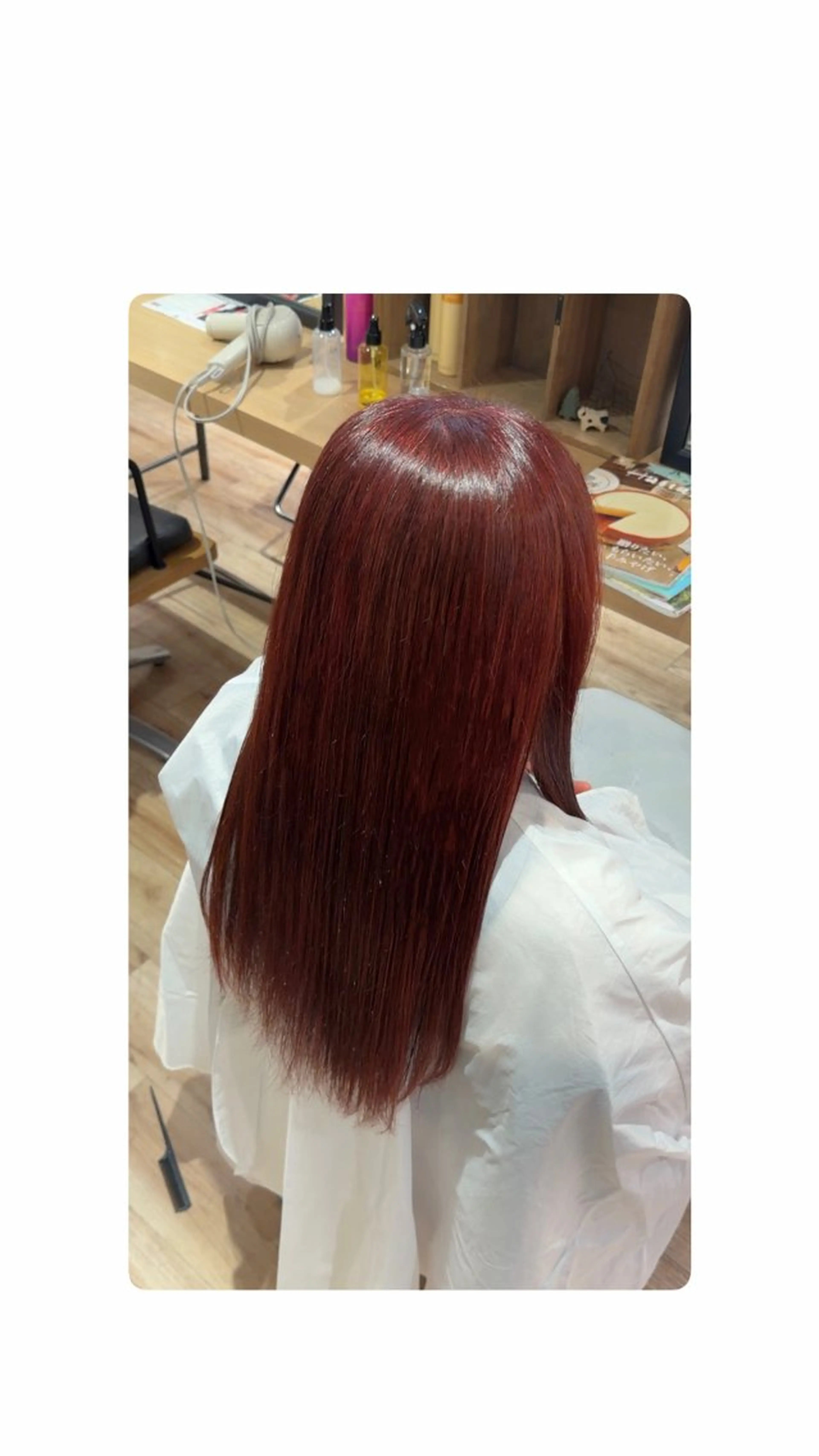 カラー ピンクカラー ヘアカラー 優乃 ❄️のヘアスタイル