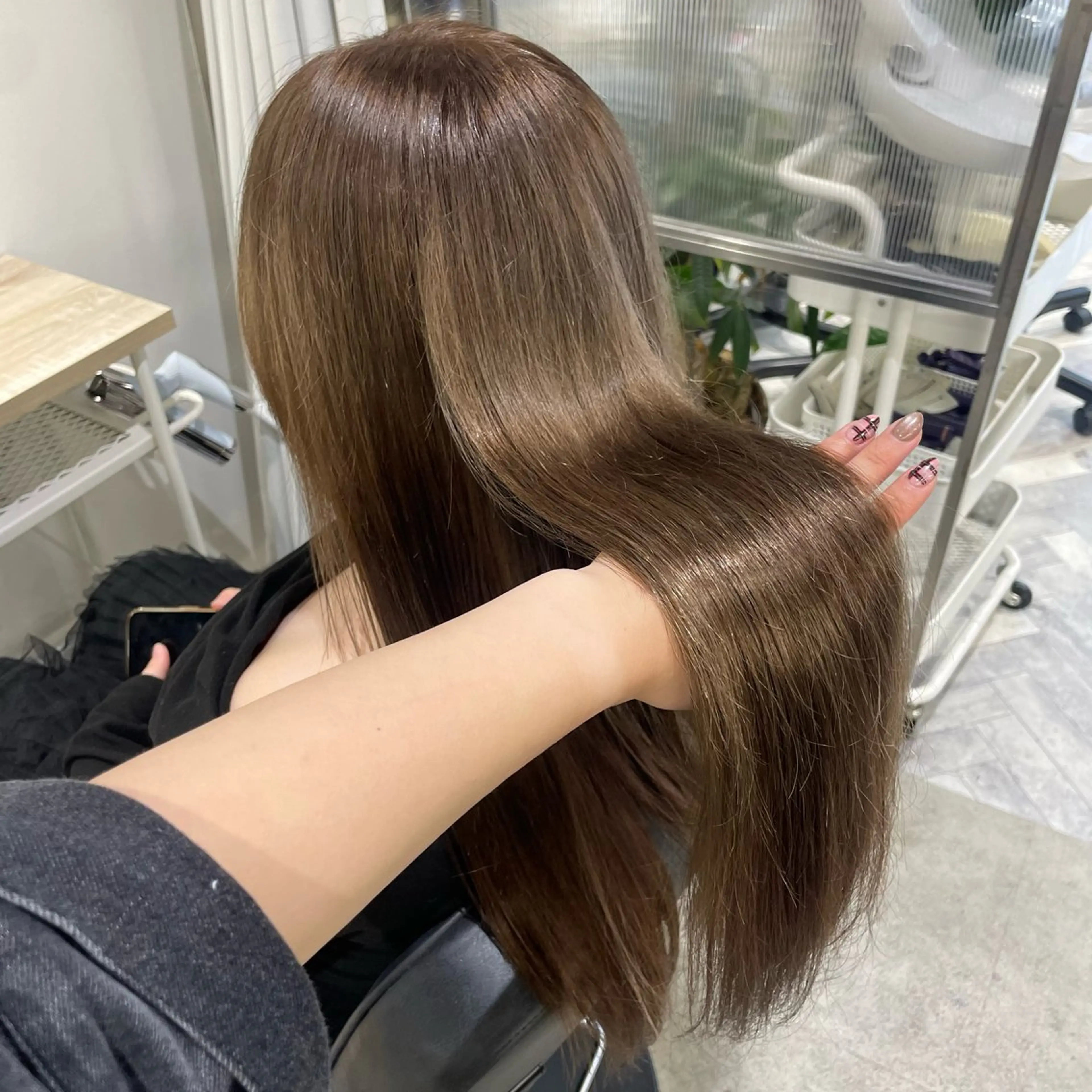 ロング カラー ヘアカラー ななみ.⋆𝜗𝜚 暖色艶カラー/まつパのヘアスタイル