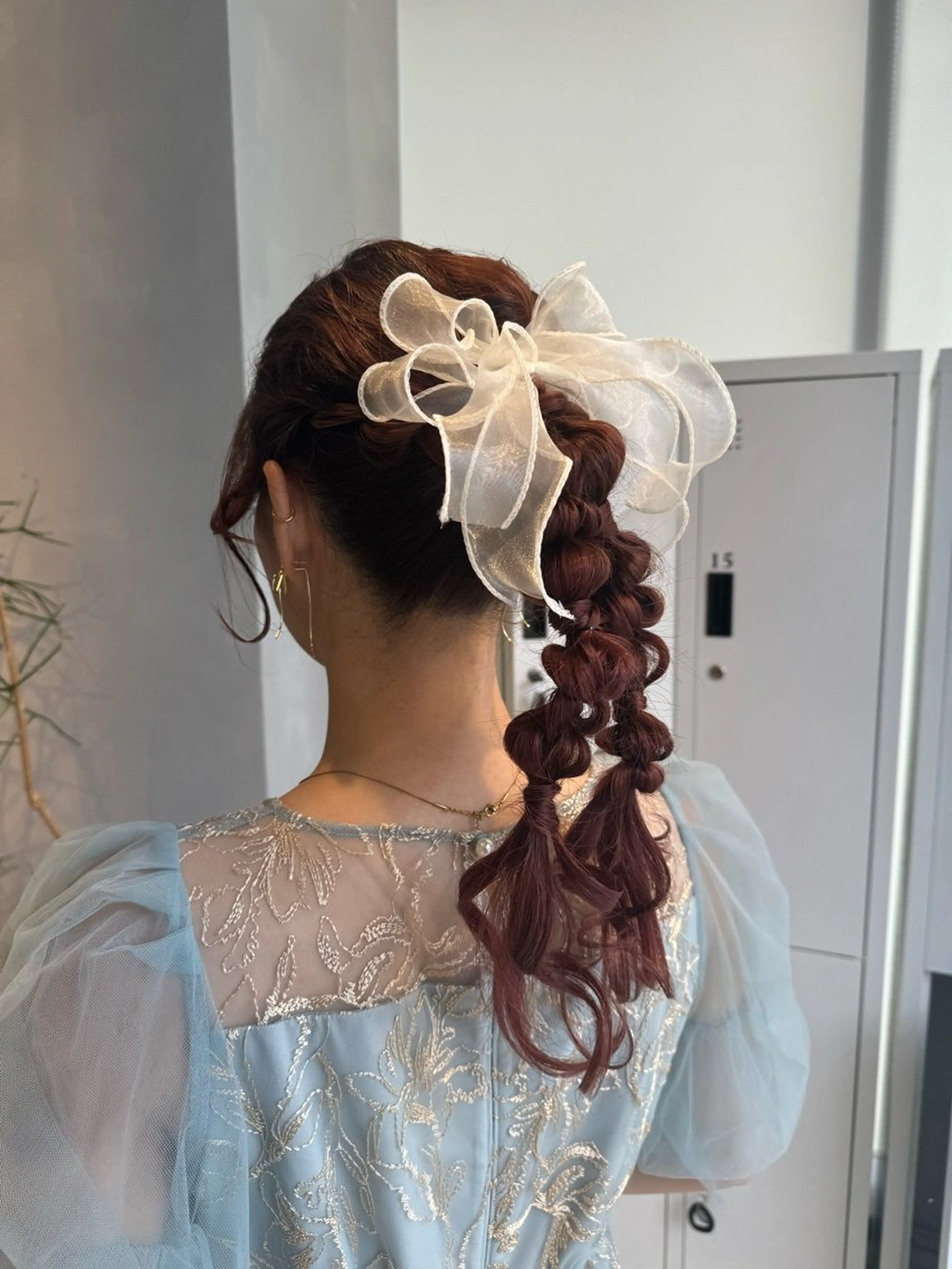 ヘアアレンジ 透明感カラー✨艶髪 制作🌱山根あゆみのヘアスタイル