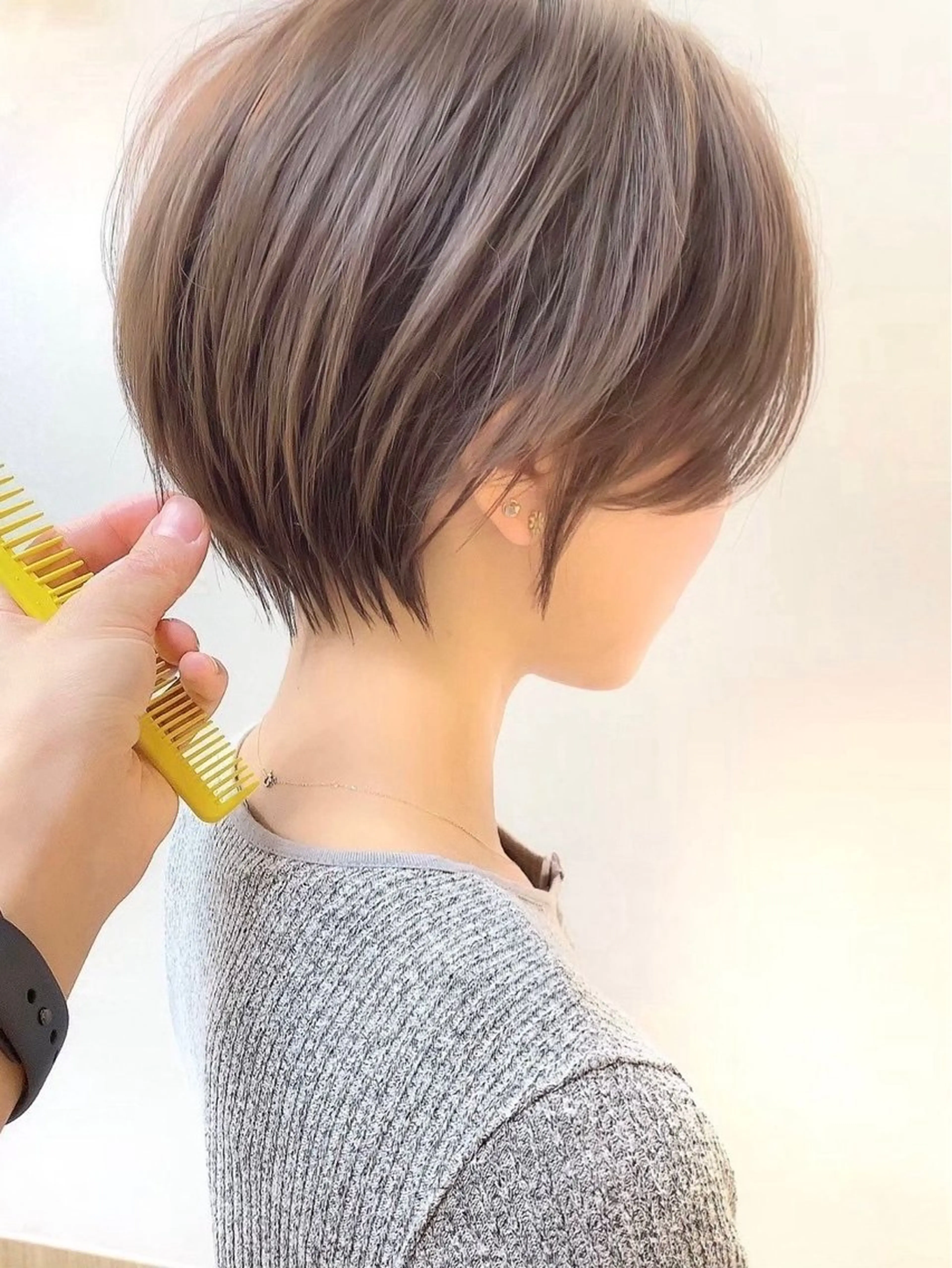 ショート ショート/ 似合わせカットモカのヘアスタイル