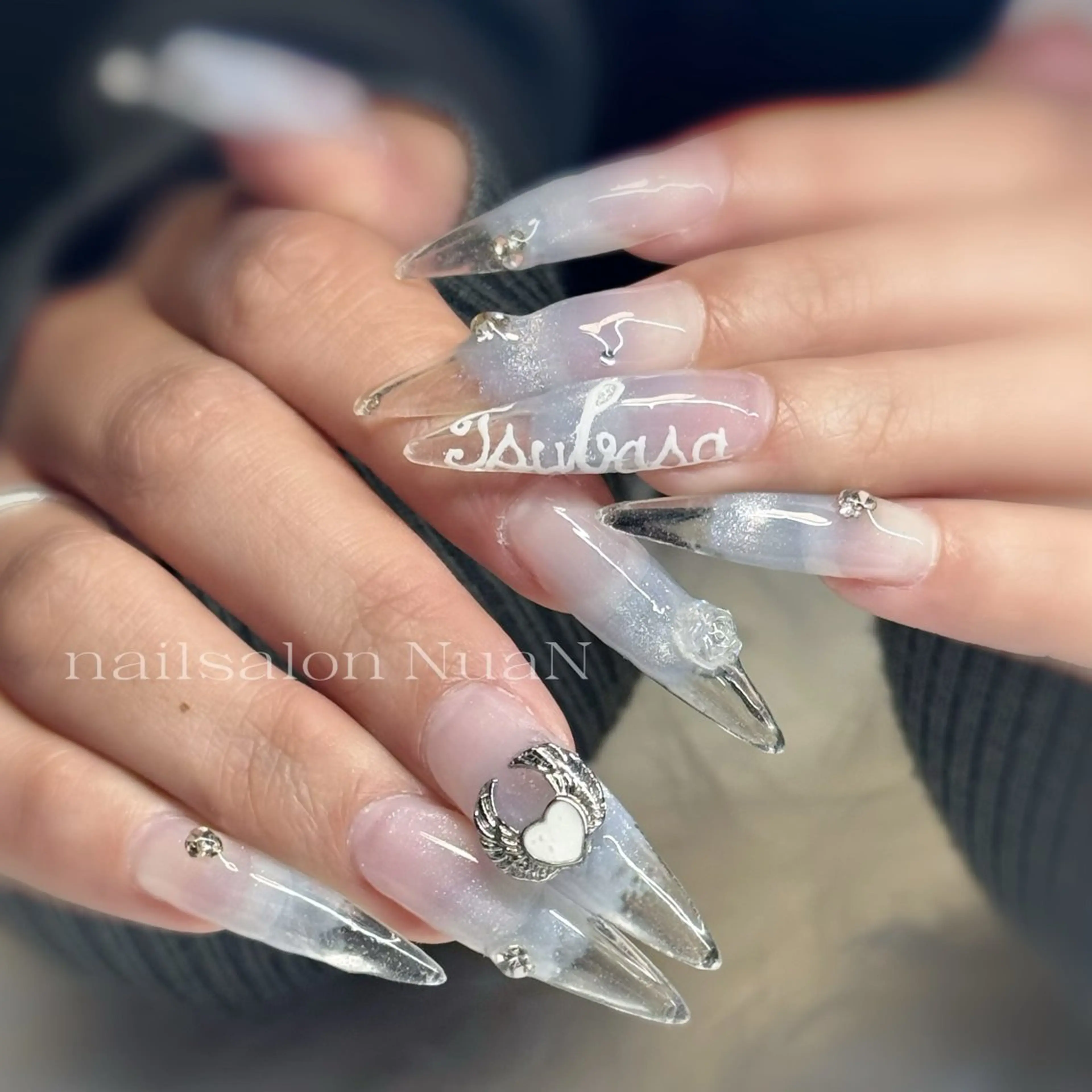 ネイル ハンドネイル NuaN ミニモ停止中のネイルデザイン