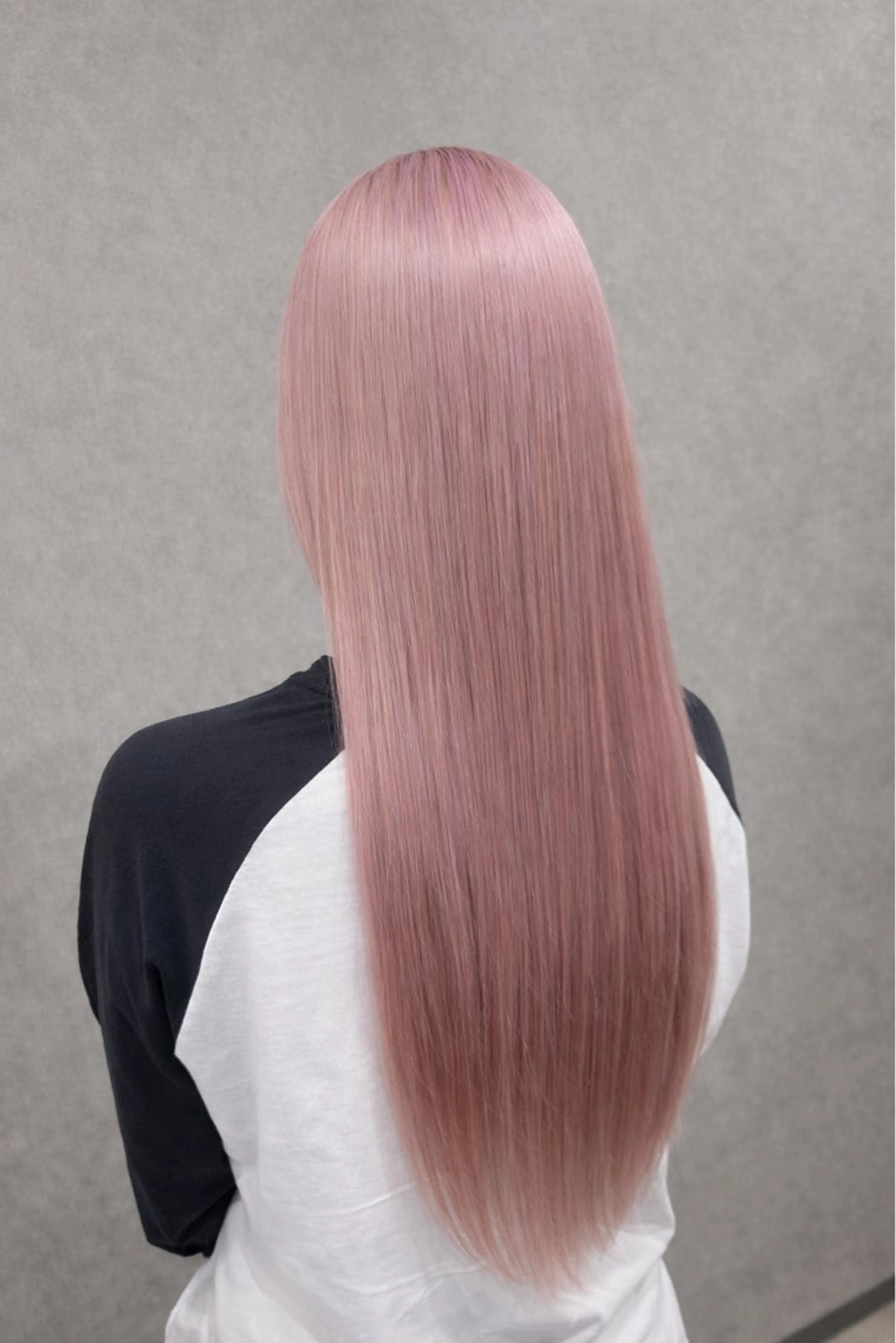 ロング カラー ベージュカラー 透明感カラー ピンクカラー ピンクベージュ ヘアカラー トリートメント ミルクティー職人× HIROSEのヘアスタイル