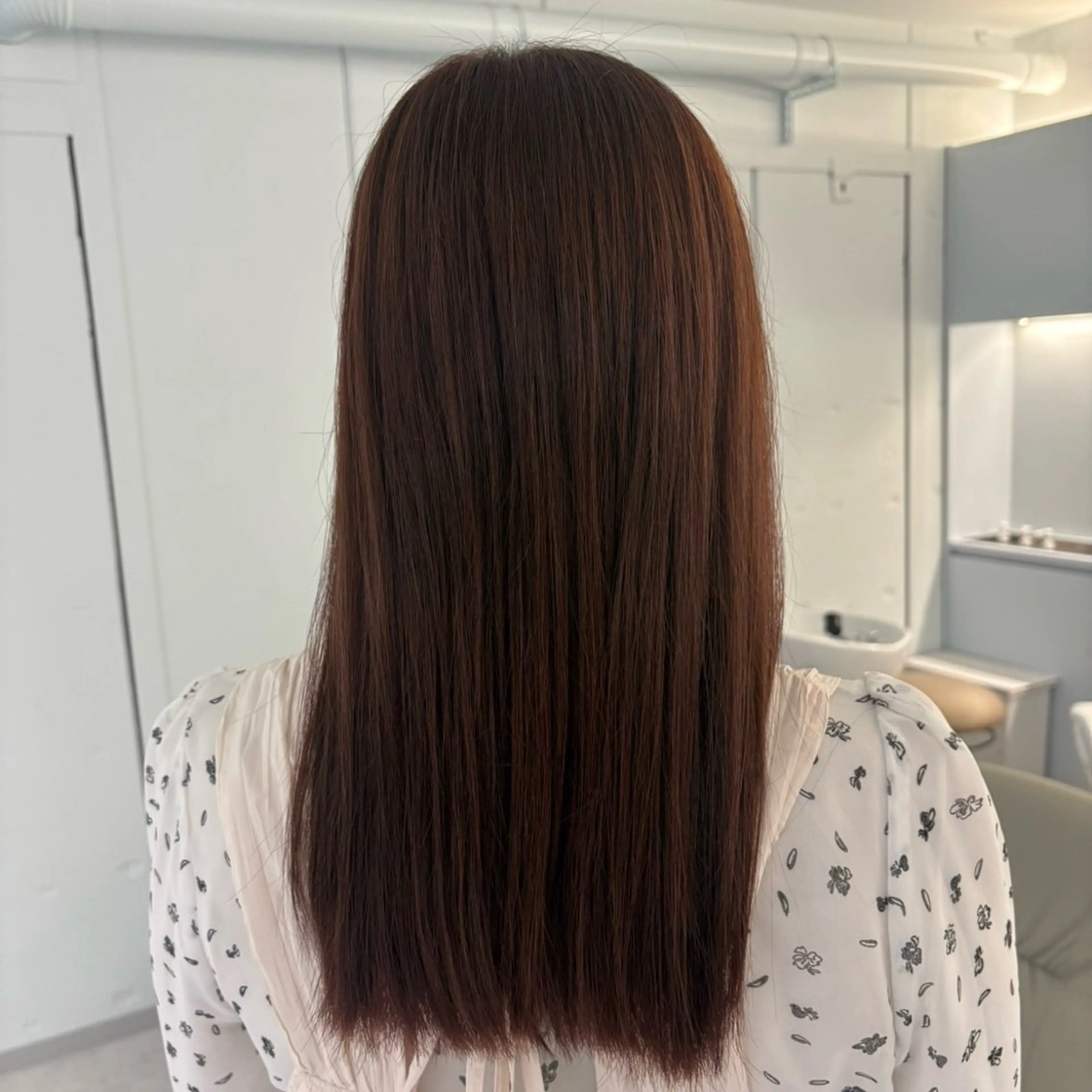 セミロング カラー ヘアカラー なりた るいのヘアスタイル