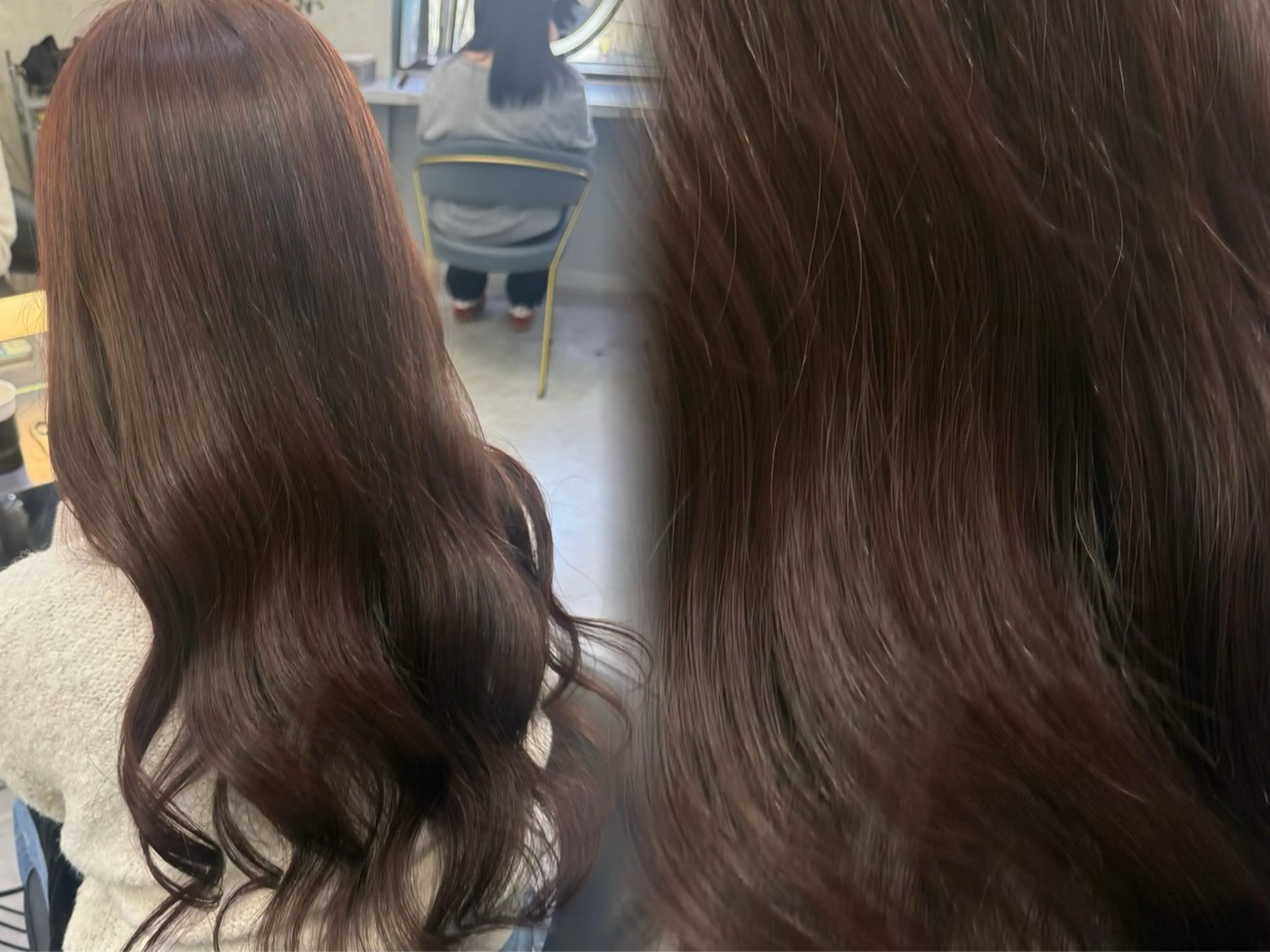 ロング カラー カット ヘアカラー トリートメント 韓国レイヤー× 艶髪 池袋/ハナ🌷のヘアスタイル