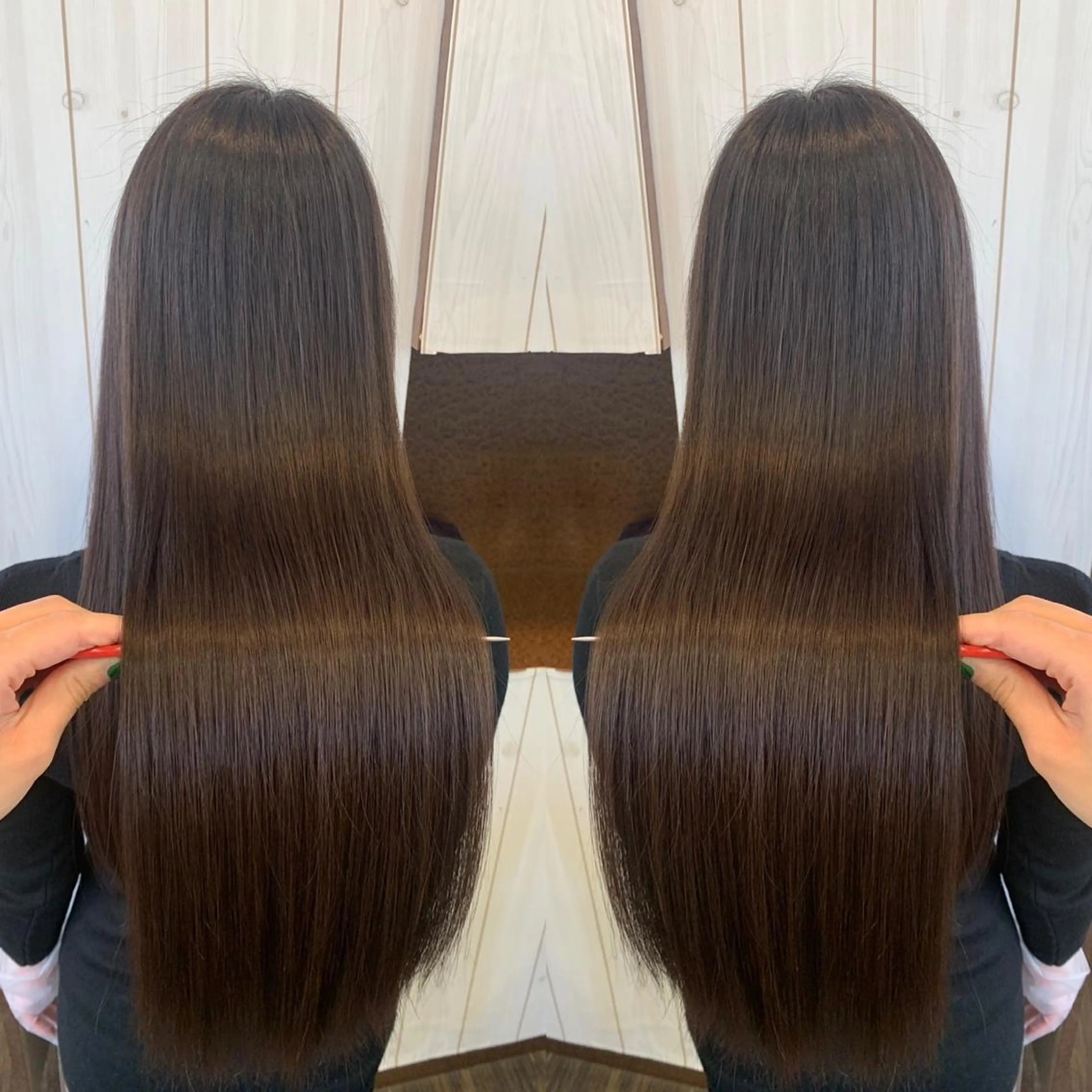 ロング カラー 髪質改善✨美髪矯正✨ KAREN🍓のヘアスタイル
