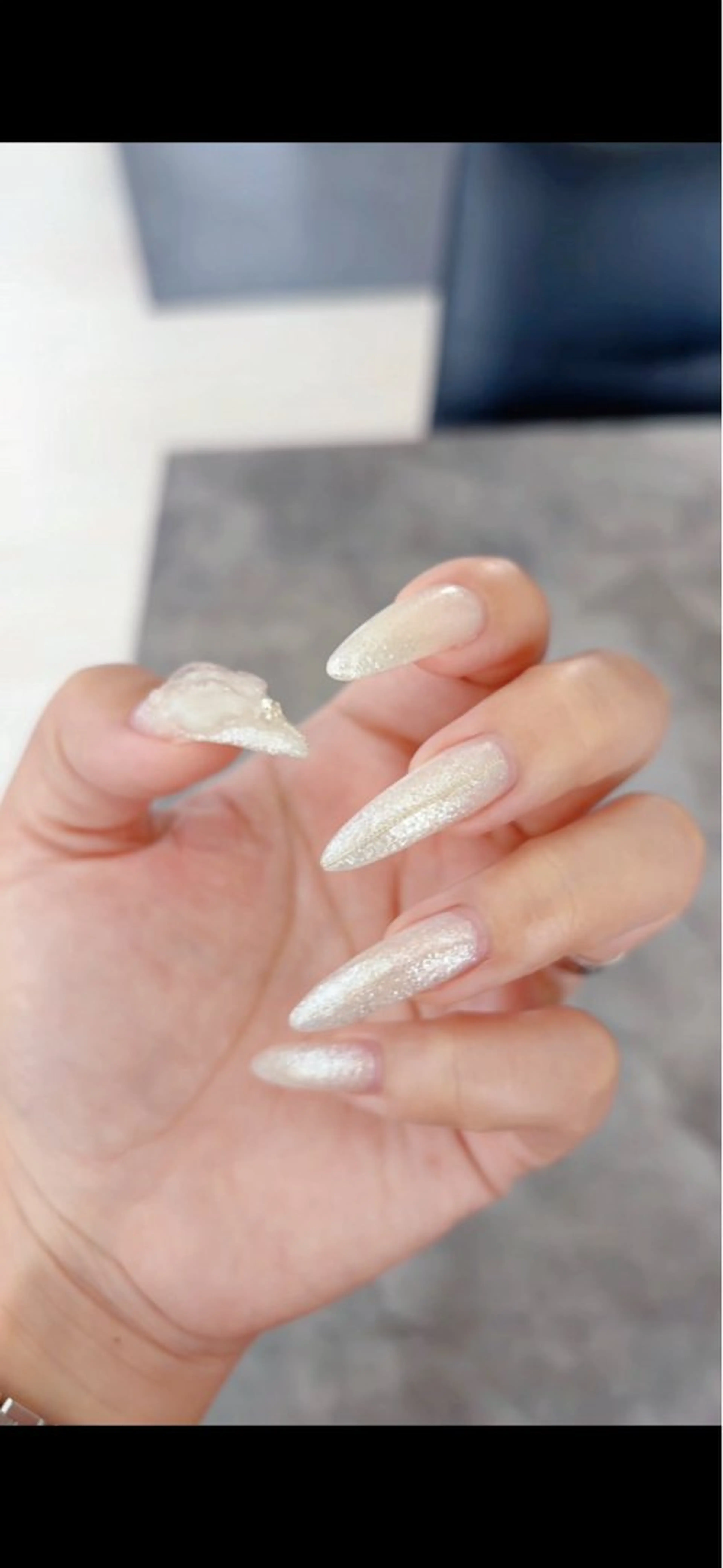 ネイル スカルプネイル シンプルネイル Lu nailsalonのネイルデザイン