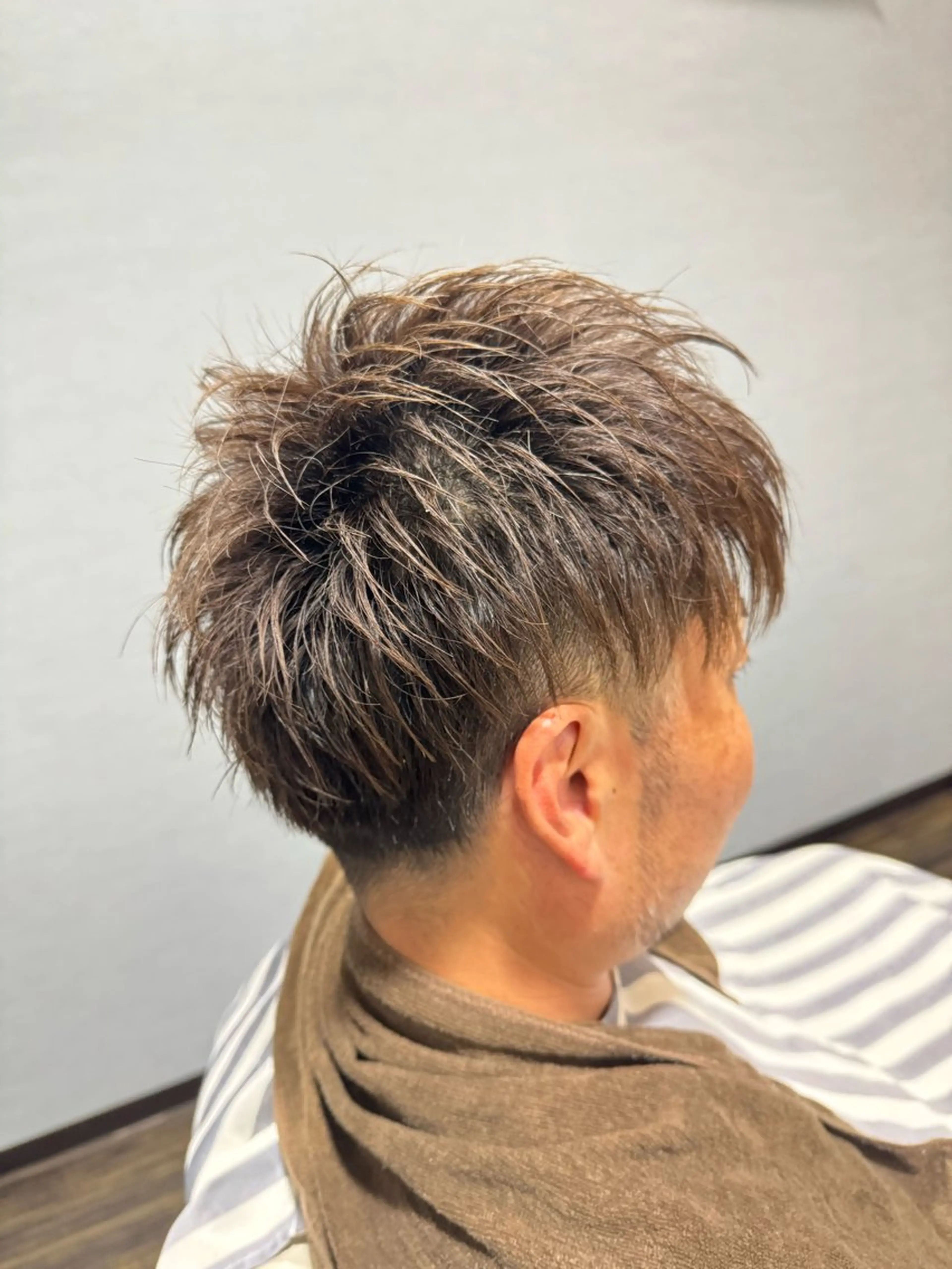 ショート メンズ 竹原 明美のヘアスタイル