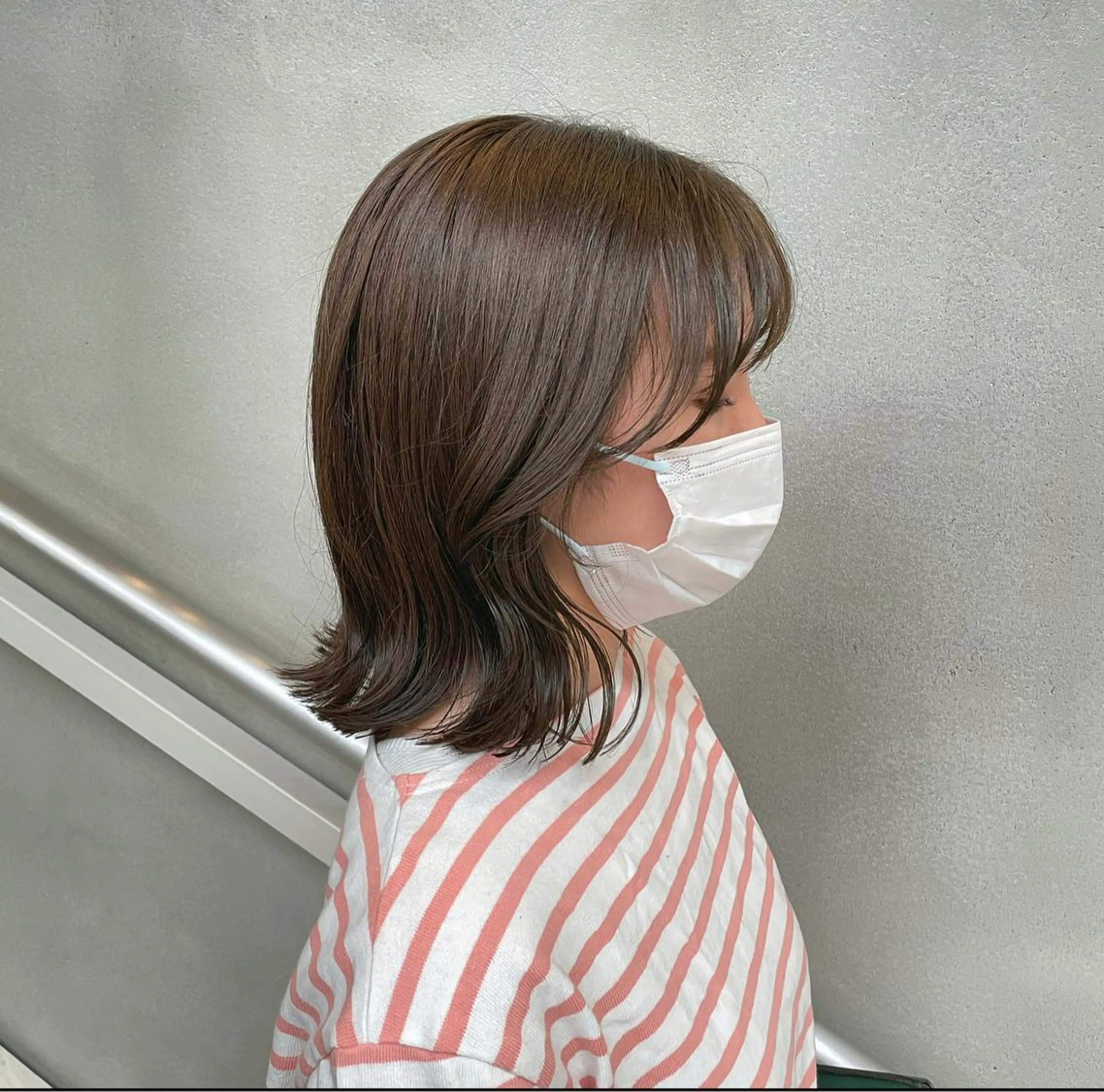 ミディアム カラー ベージュカラー オリーブベージュ 沖縄/ヘアアレンジ /ナカノのヘアスタイル