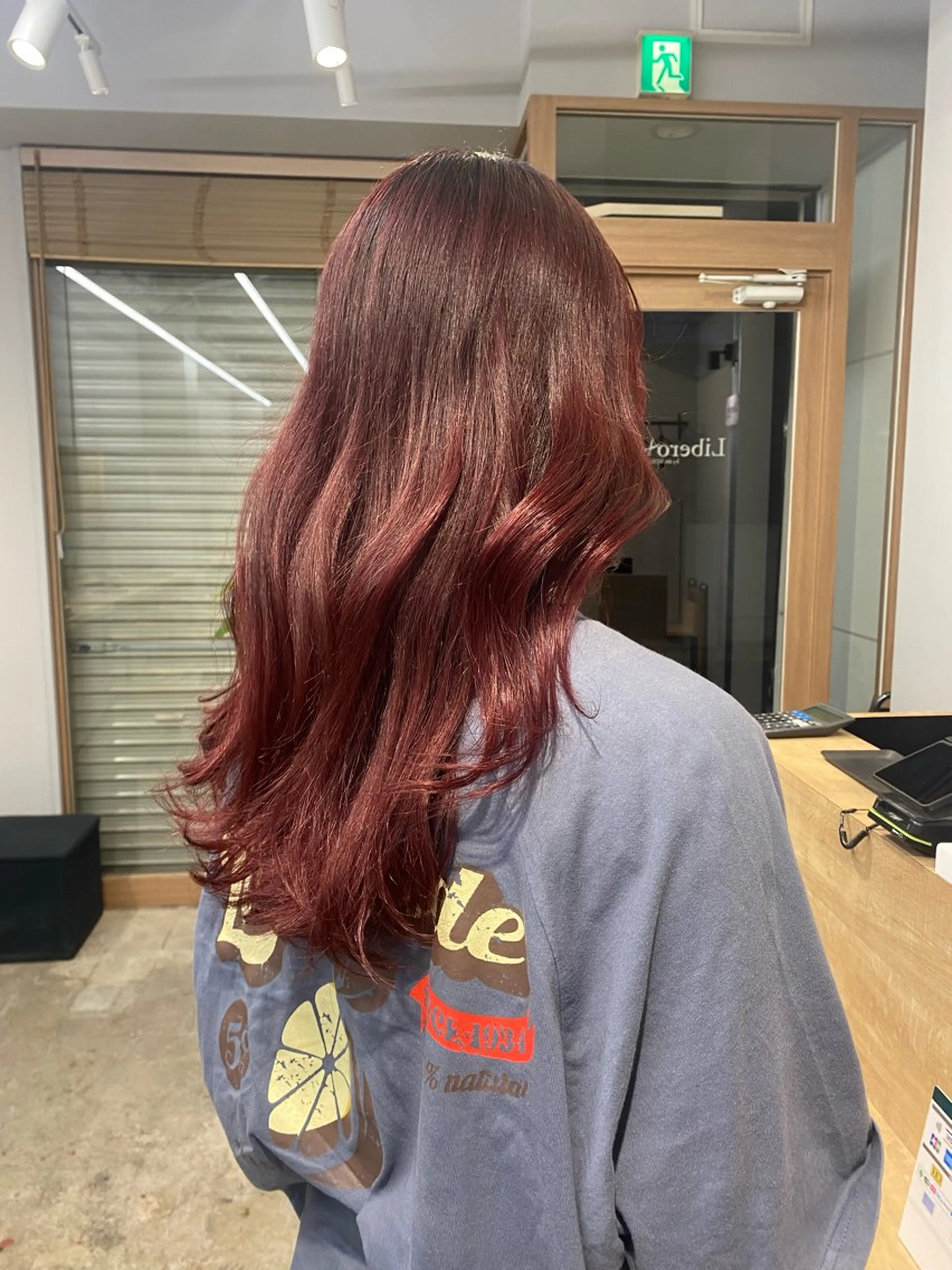 セミロング カラー ピンクカラー 🐾Libero🐾 柏　KONOMIのヘアスタイル