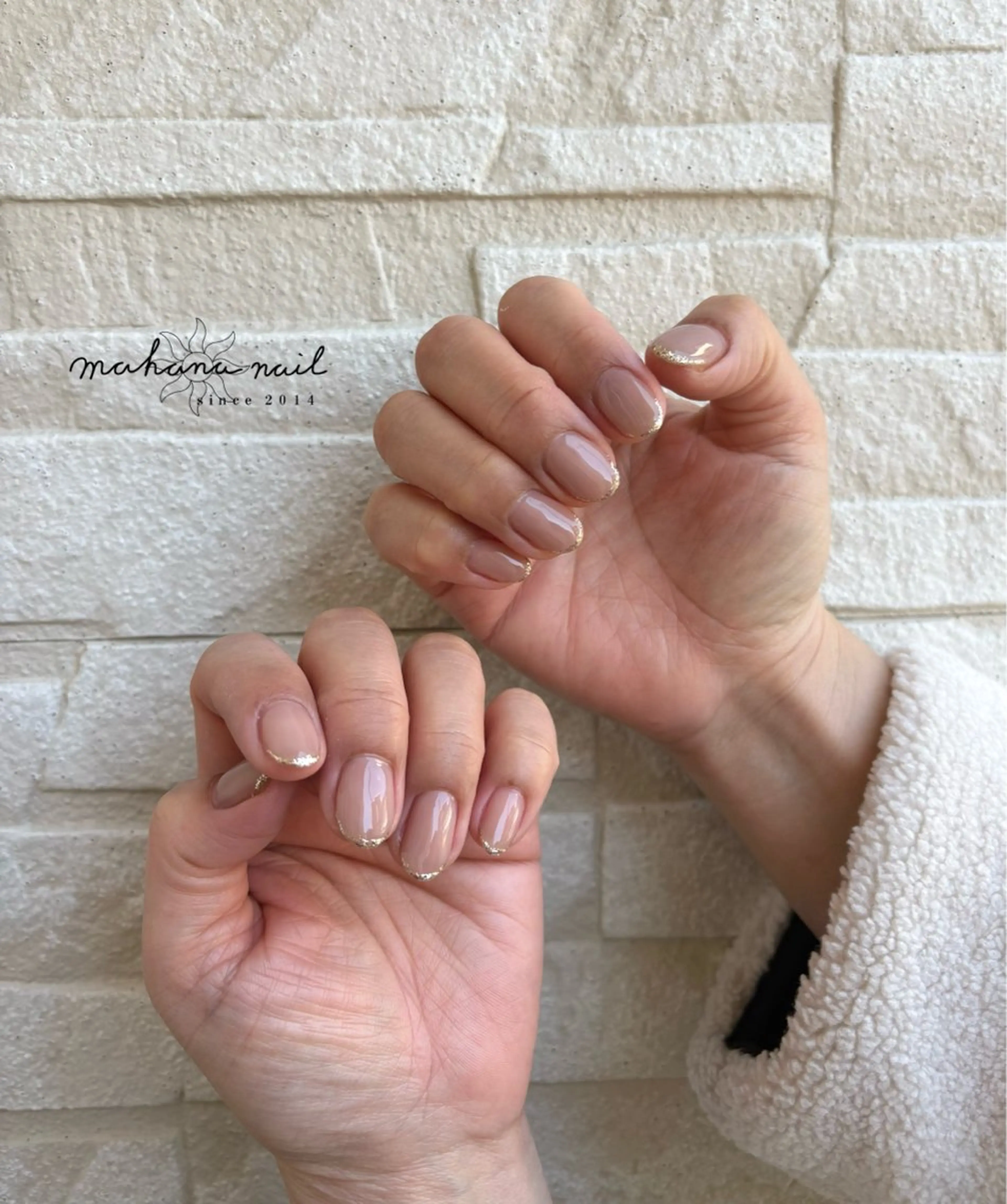 ネイル ラメ(グリッター) ハンドネイル mahana nailのネイルデザイン