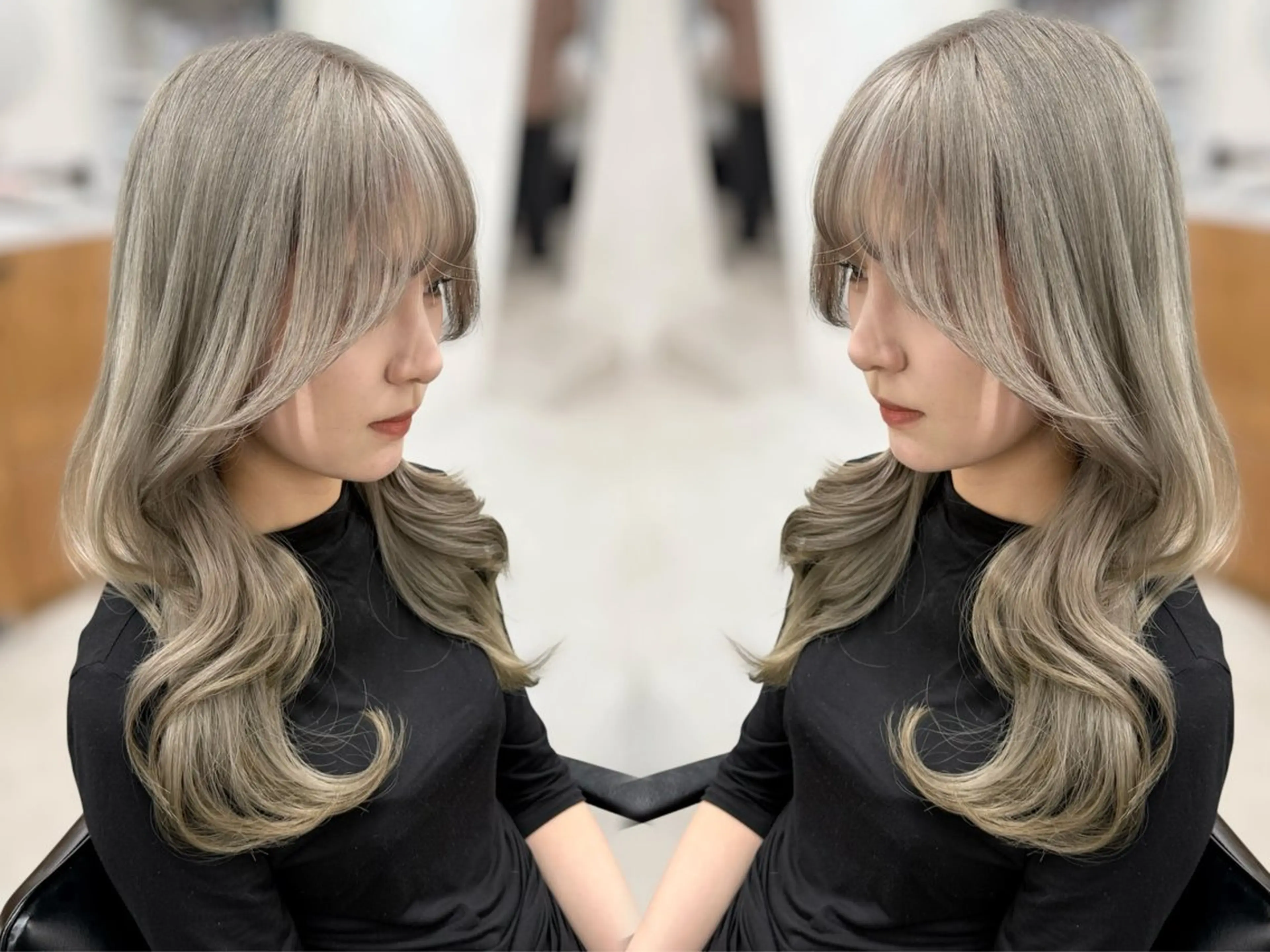 カラー レイヤー／ハイトーン 🍎森貝洋亮🍎のヘアスタイル