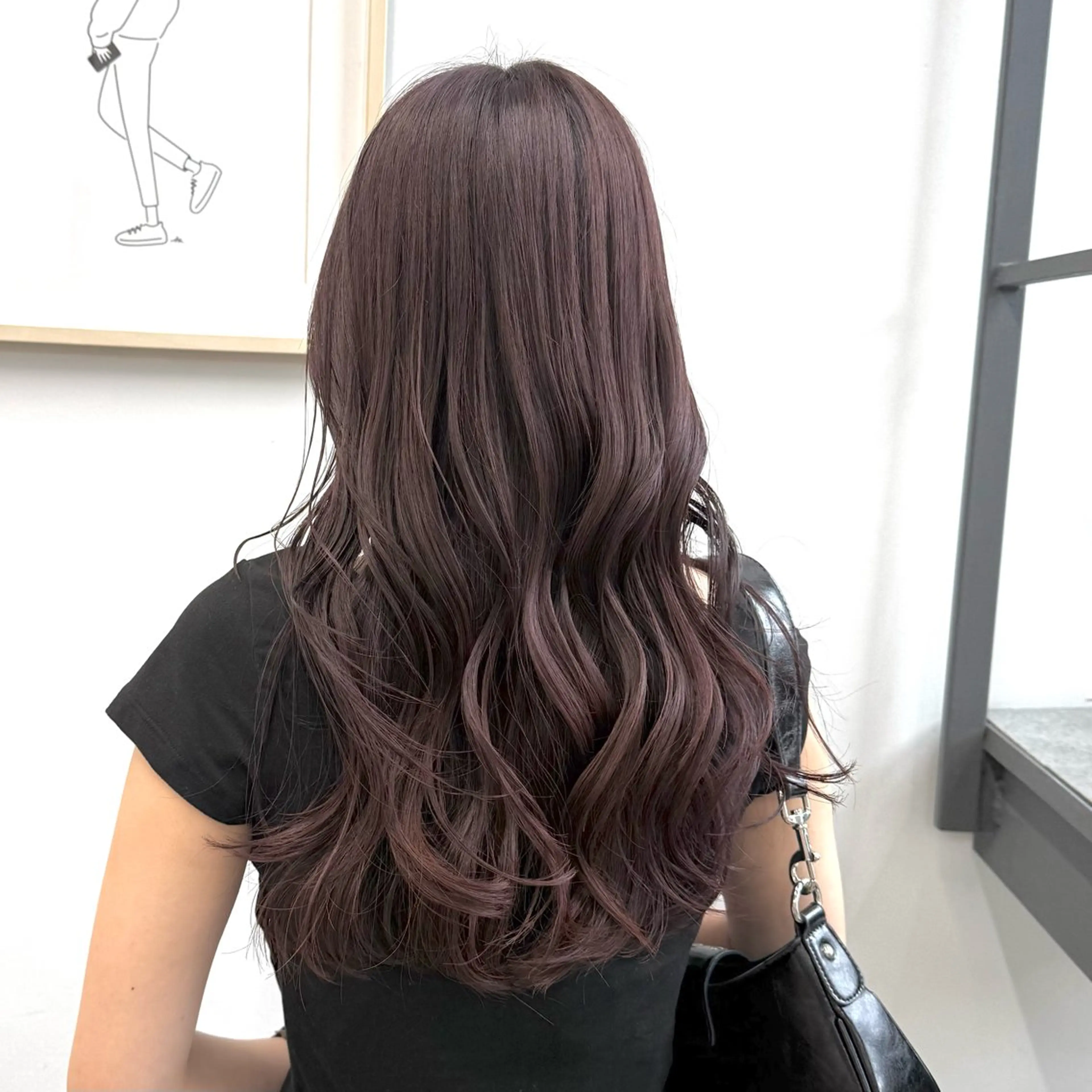 ロング カット ヘアカラー トリートメント 仲村安葉/暖色 カラー/レイヤーのヘアスタイル