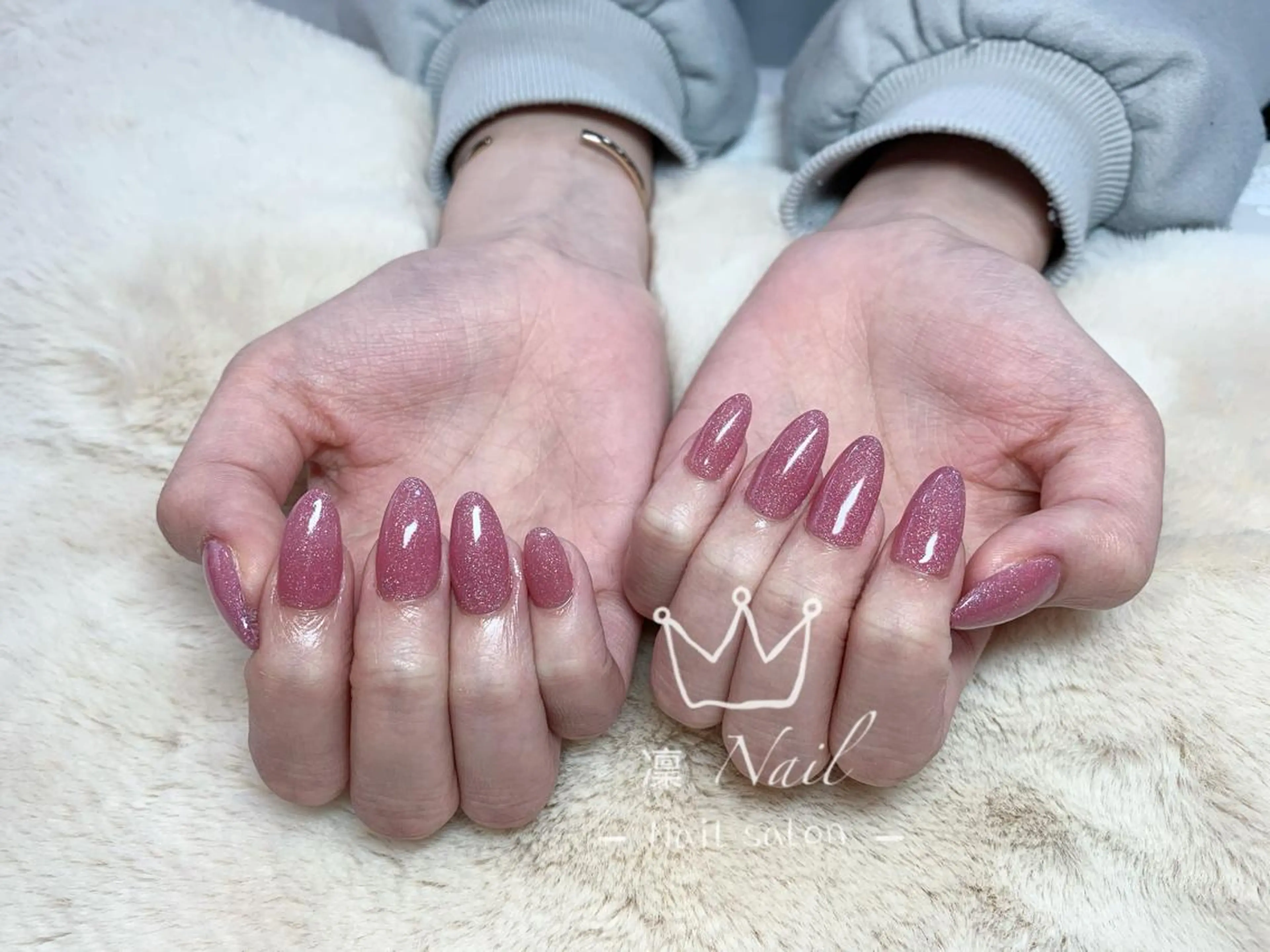 ショート カラー ネイル 長さ出し ジェルネイル スカルプネイル Le’a NailSalonのネイルデザイン