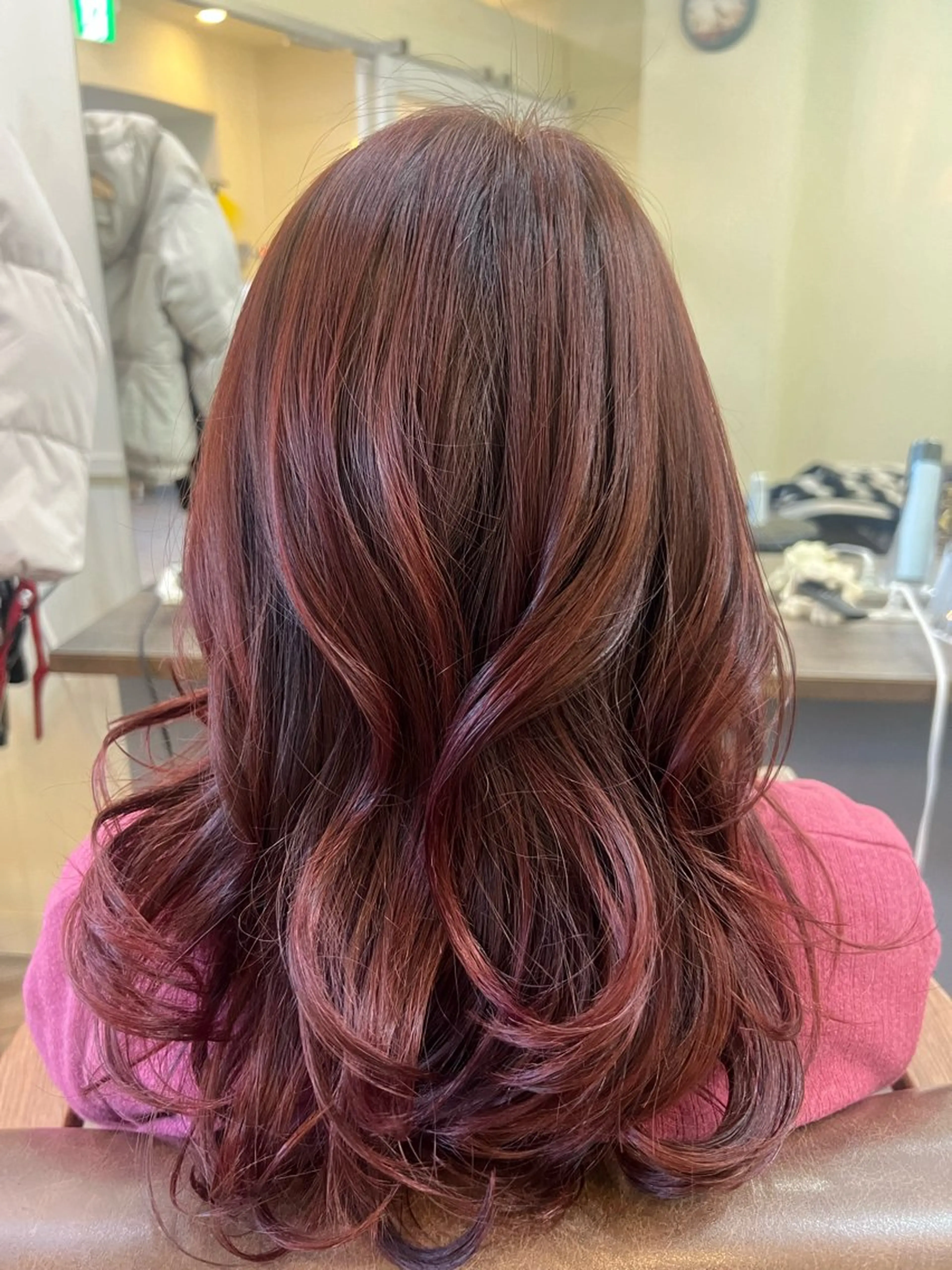 ロング カラー カット ヘアカラー トリートメント 鶴見 和美のヘアスタイル