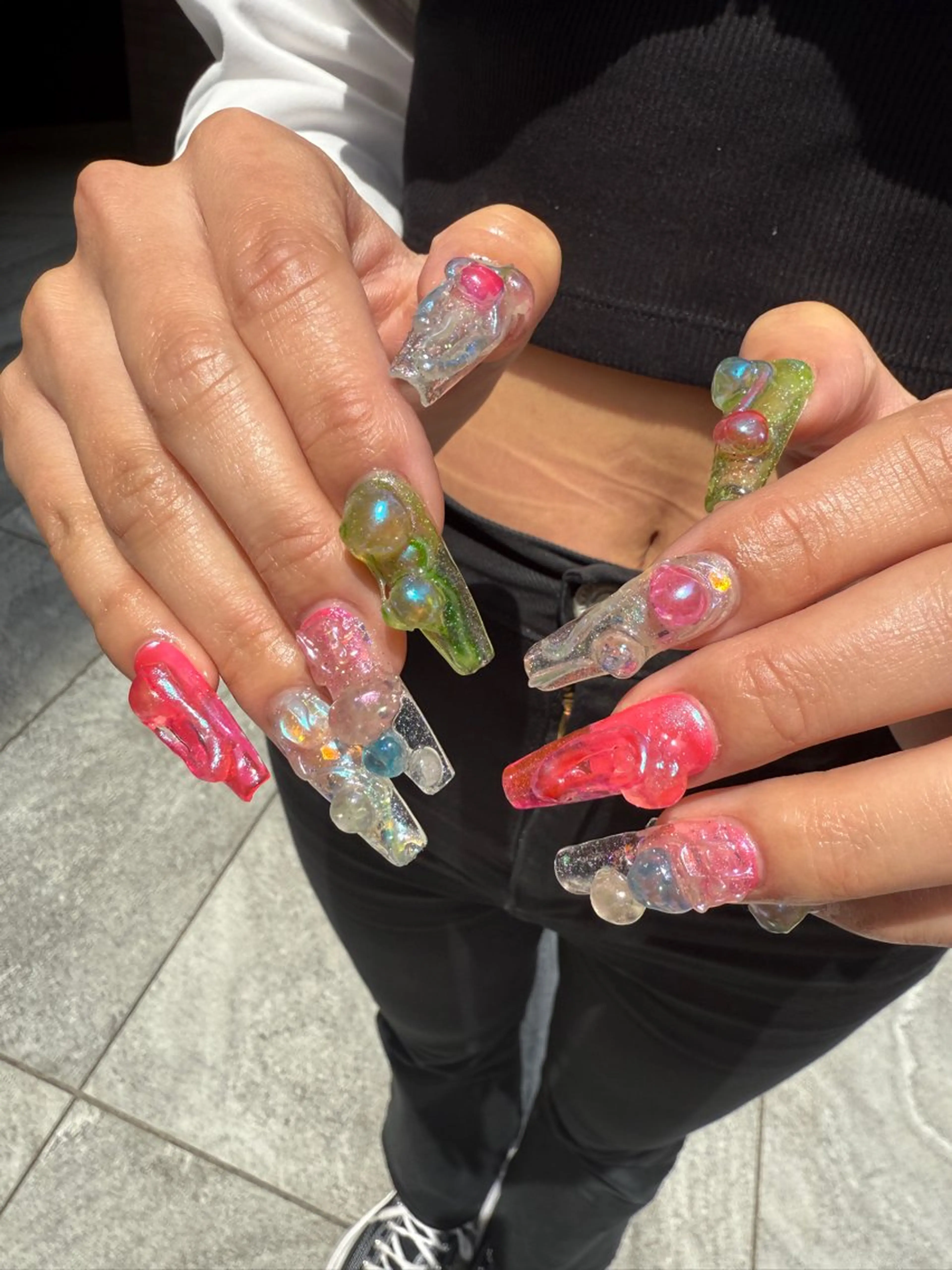 ネイル ハンドネイル kirakira omemeのネイルデザイン