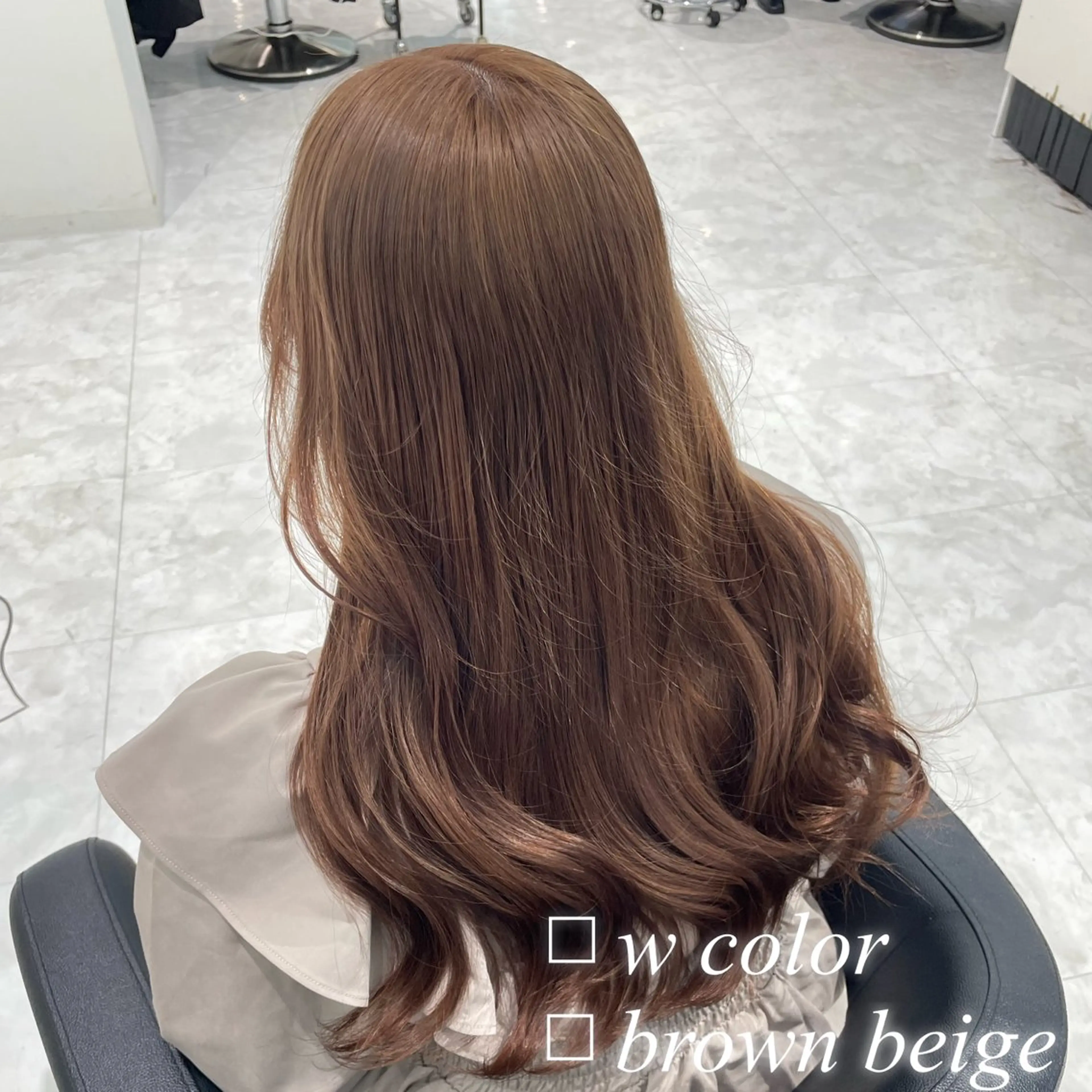 カラー 🤍ブリーチなし ブラウンhimi🤍のヘアスタイル