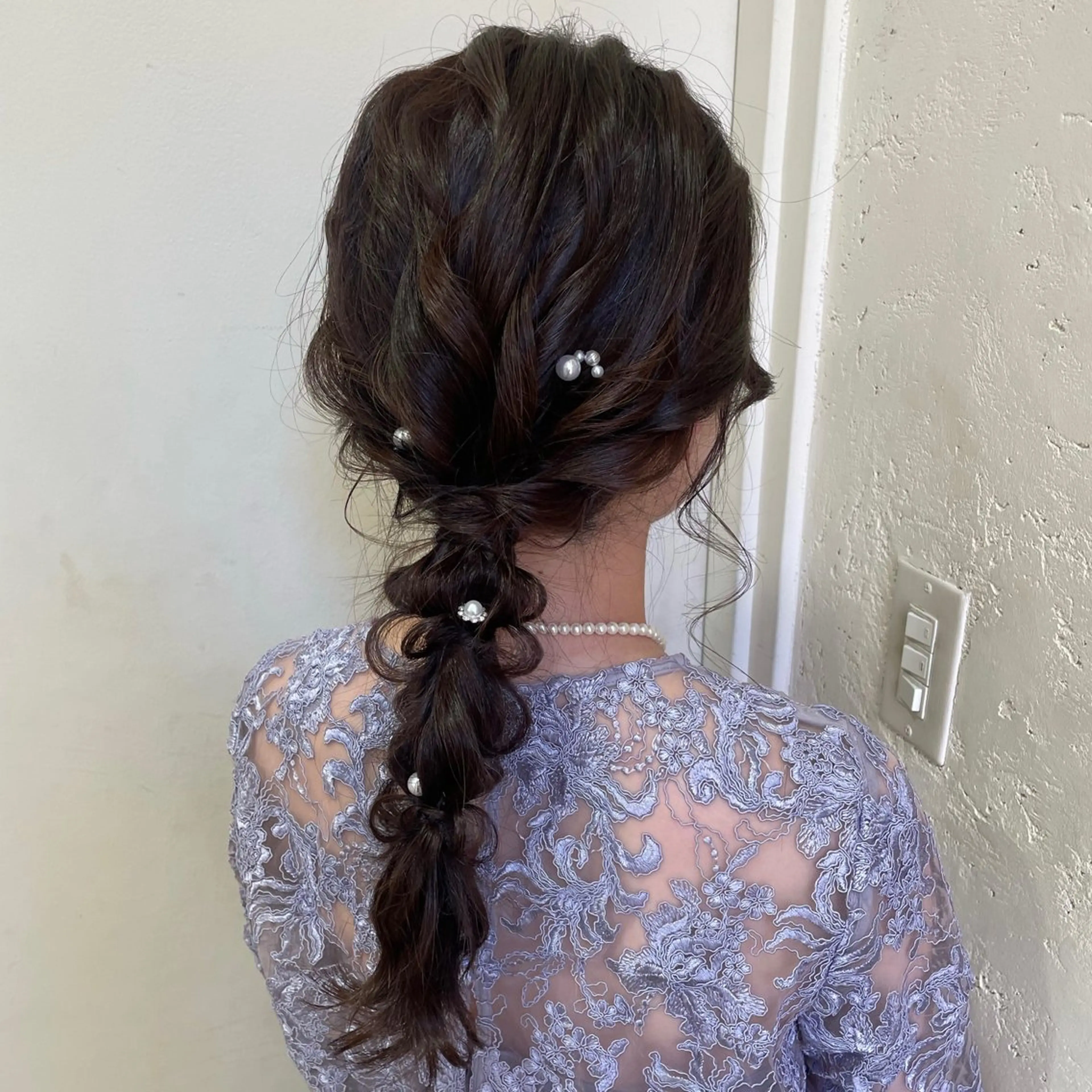 ロング ヘアアレンジ ヘアセット 縮毛矯正ヘアアレンジ 🌸三輪知優🌸のヘアスタイル