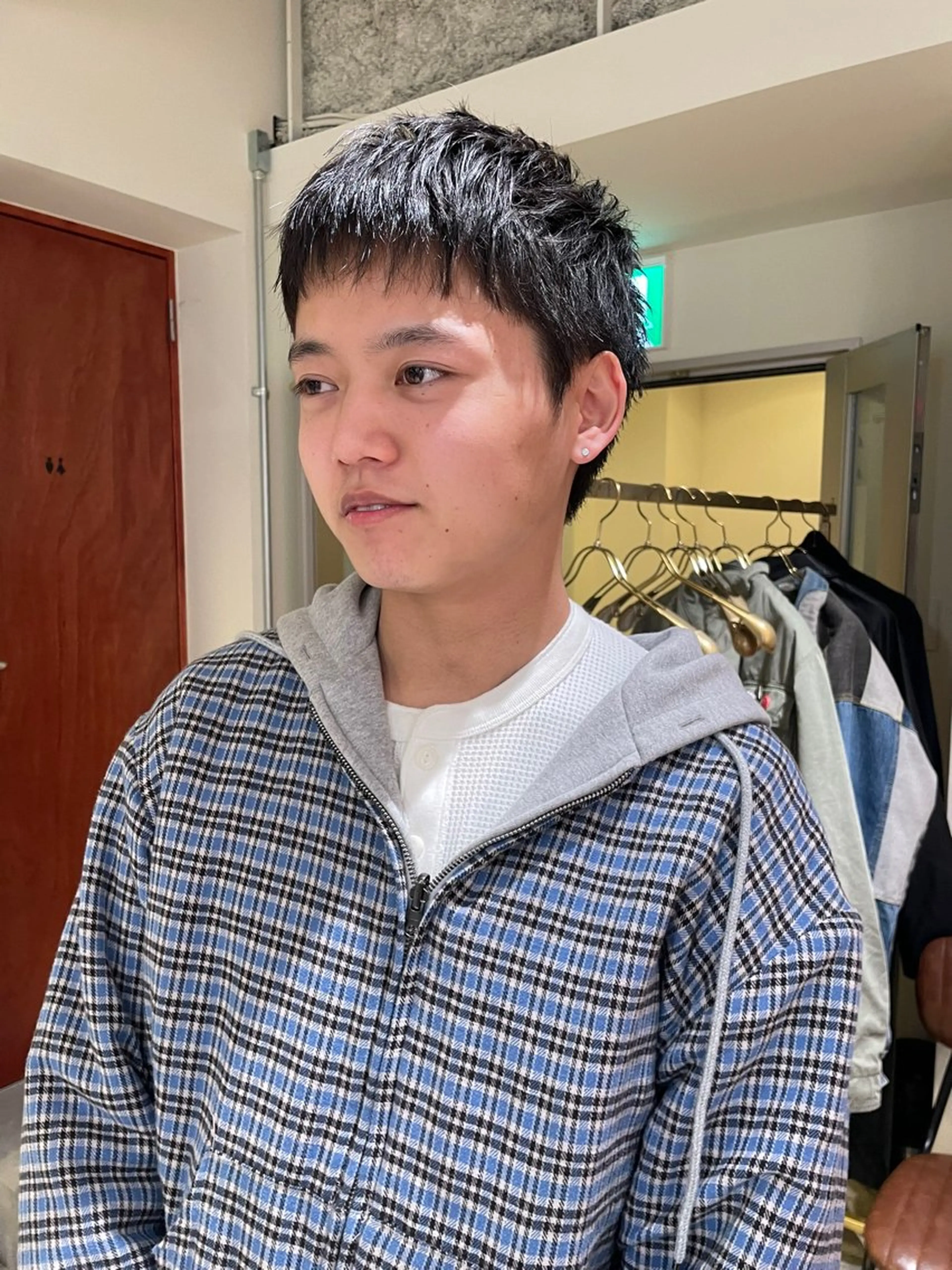 【 ミニモご新規様限定✨ 】メンズカット ＋ 炭酸シャワー ＋プチヘッドスパ（15min）の写真