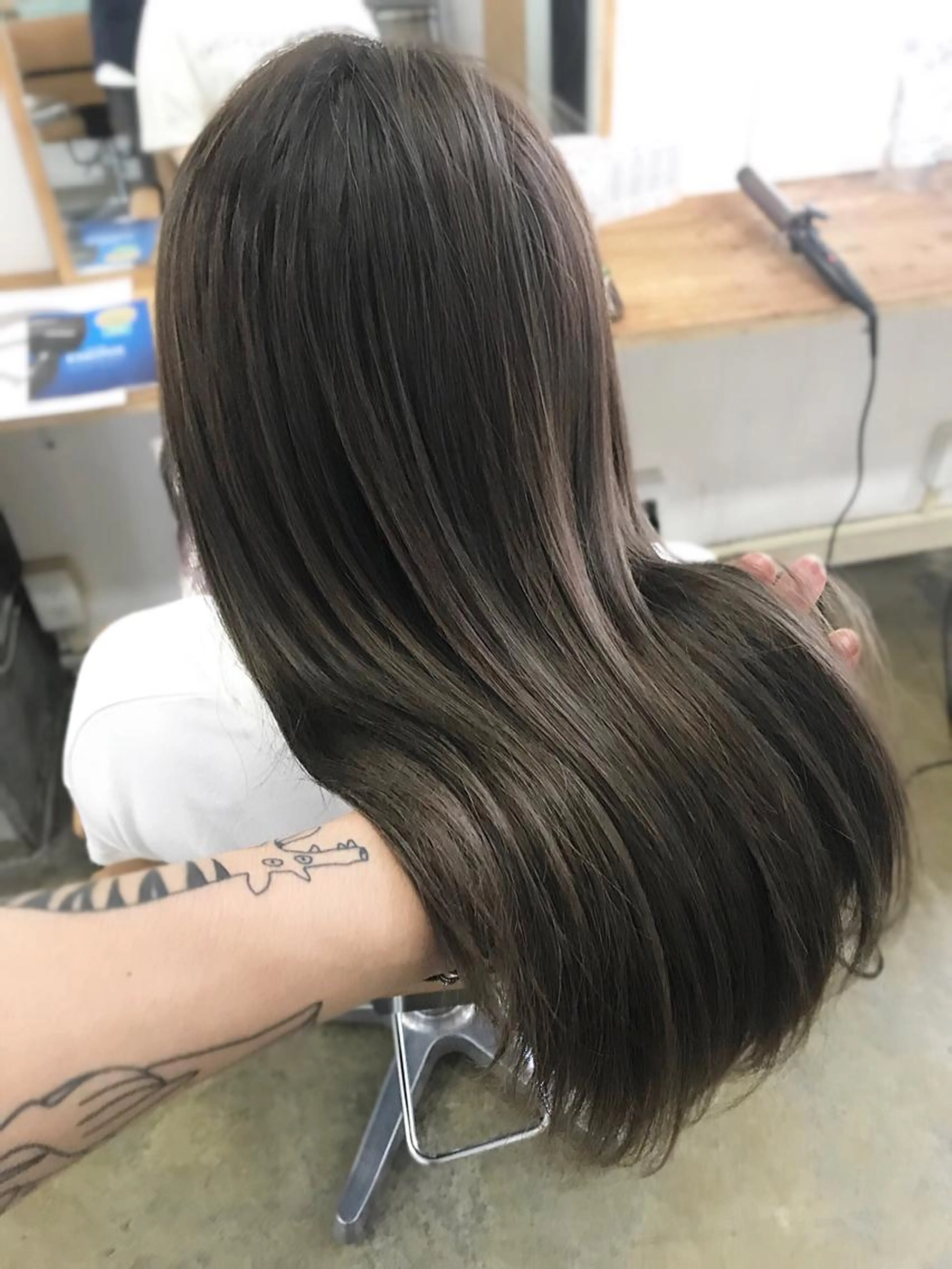 🍀超しっかりトリートメントケアしたい方🍀カット+カスタムケアカラー＋❣️内部ケアTRスチーム付き❣️￥5980の写真