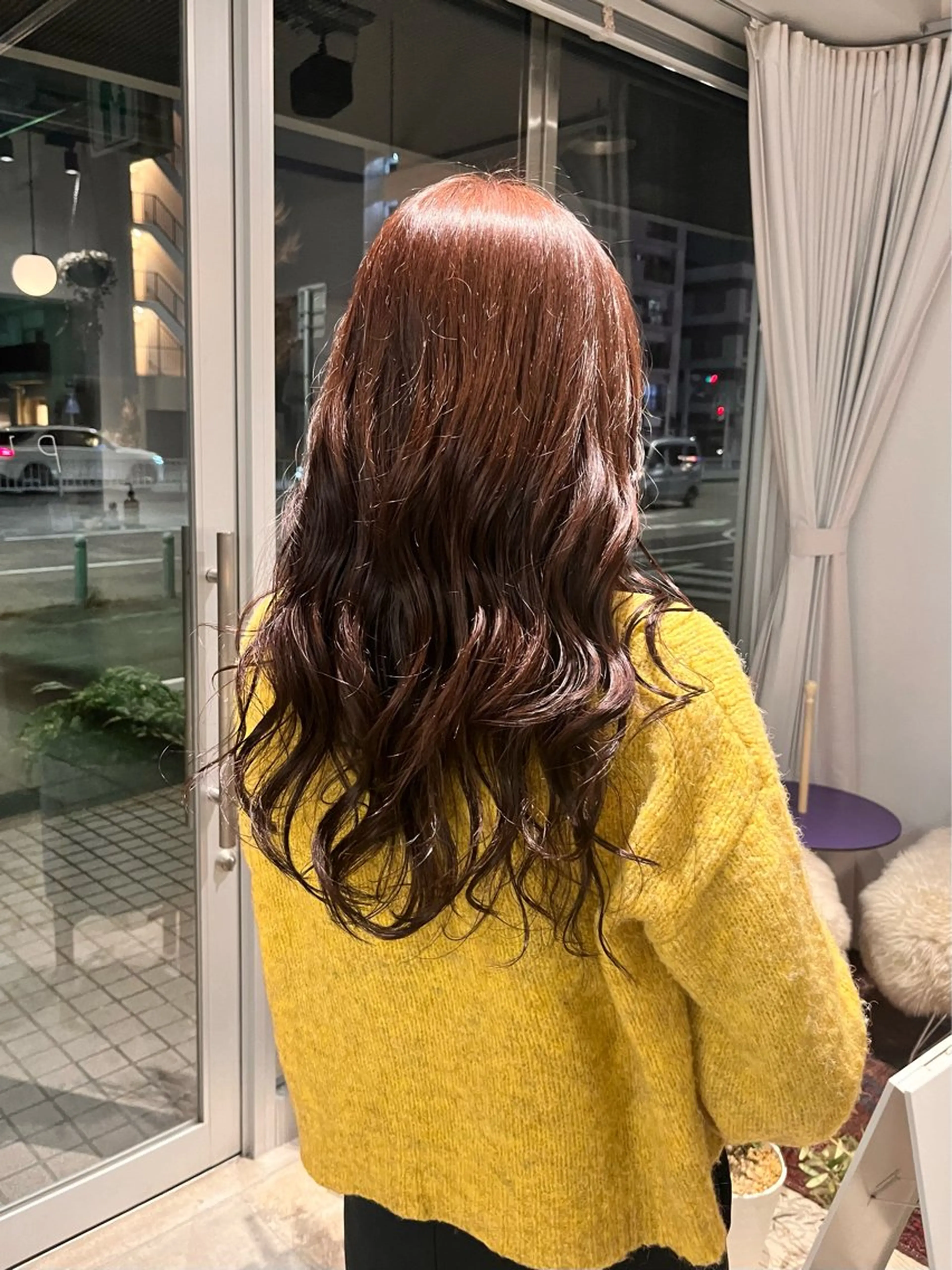 ロング カラー ブラウンカラー 透明感カラー piilo. サダのヘアスタイル