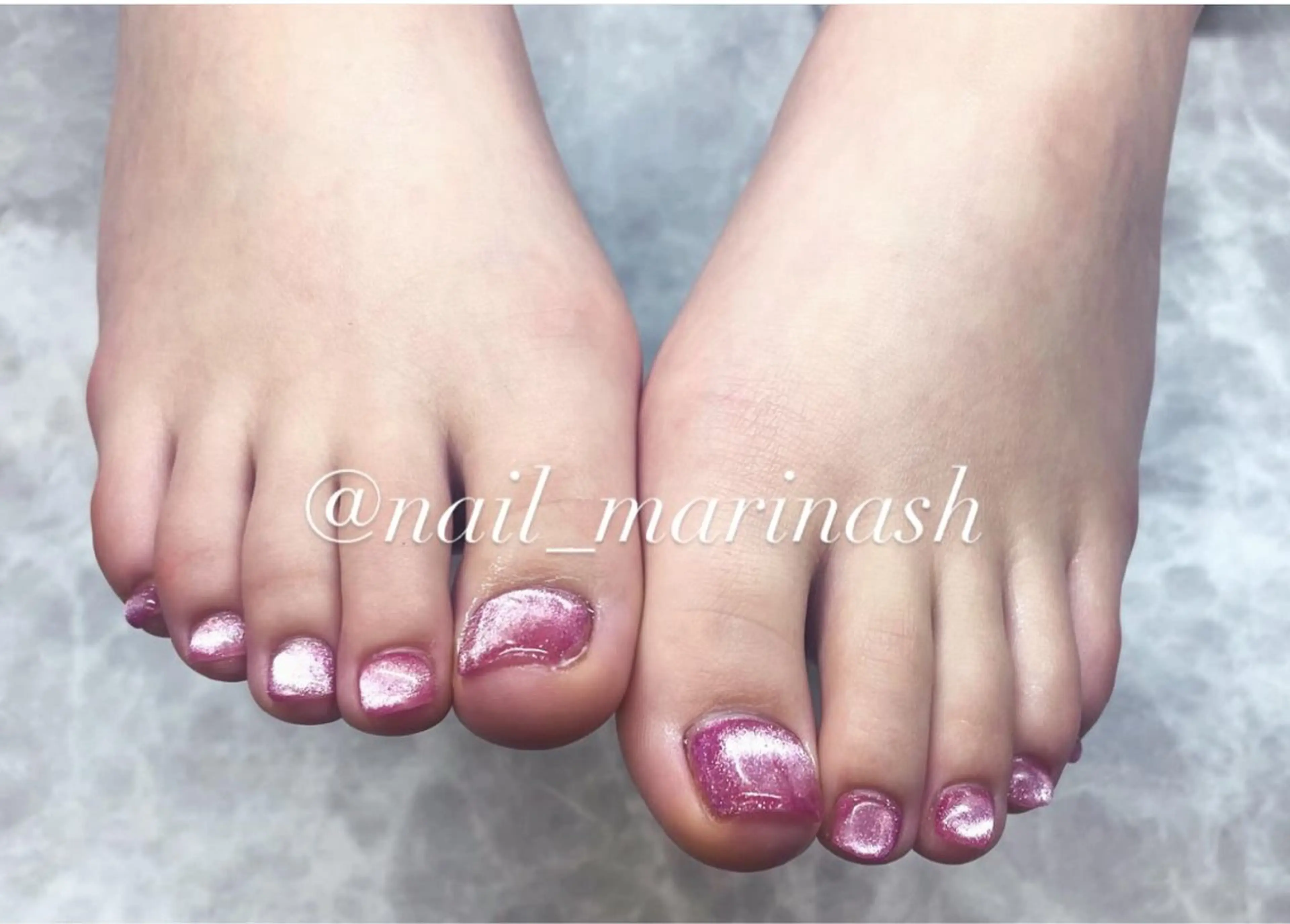 【モデル】フットネイルの写真