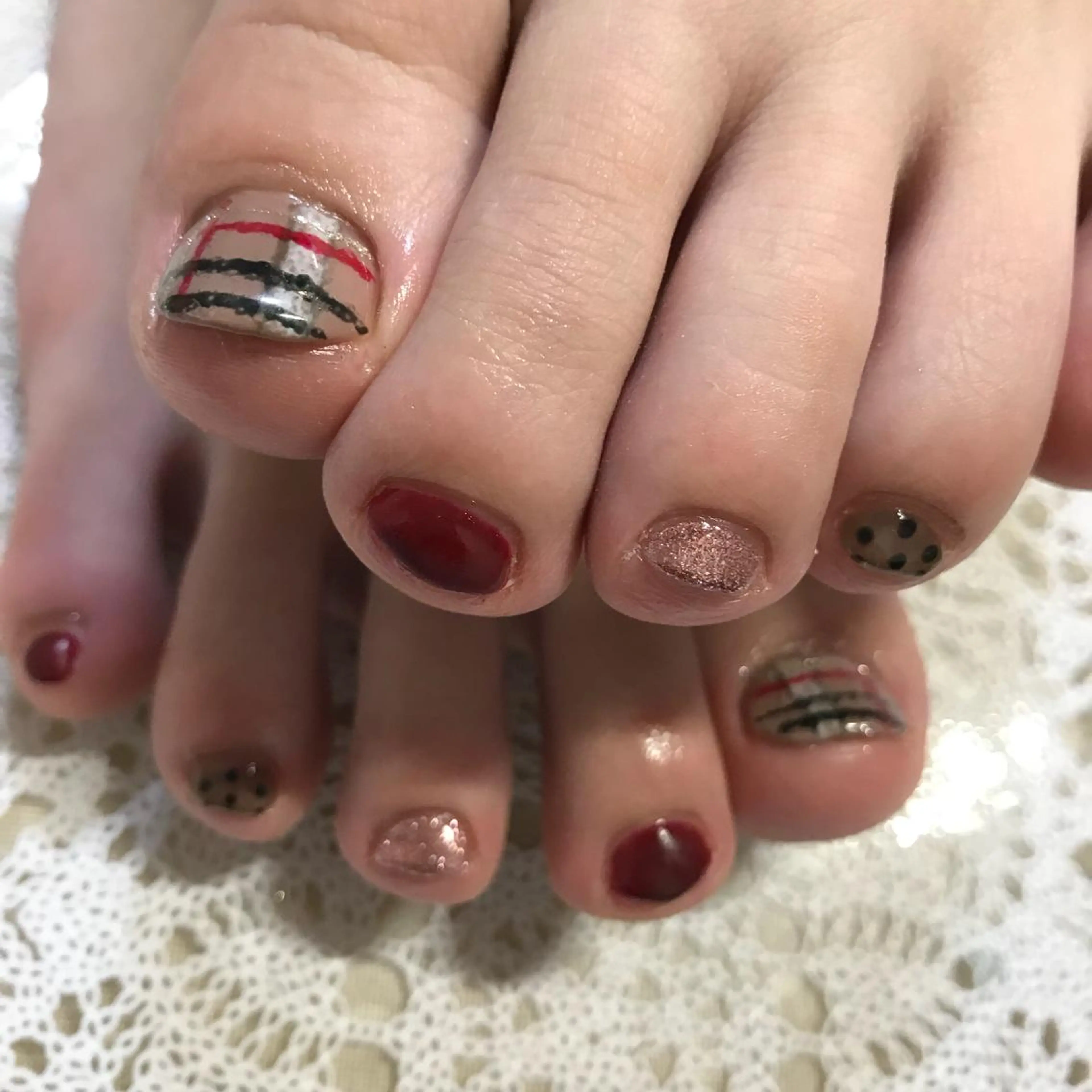 ネイル ハンドネイル フットネイル 菊地 里沙のネイルデザイン