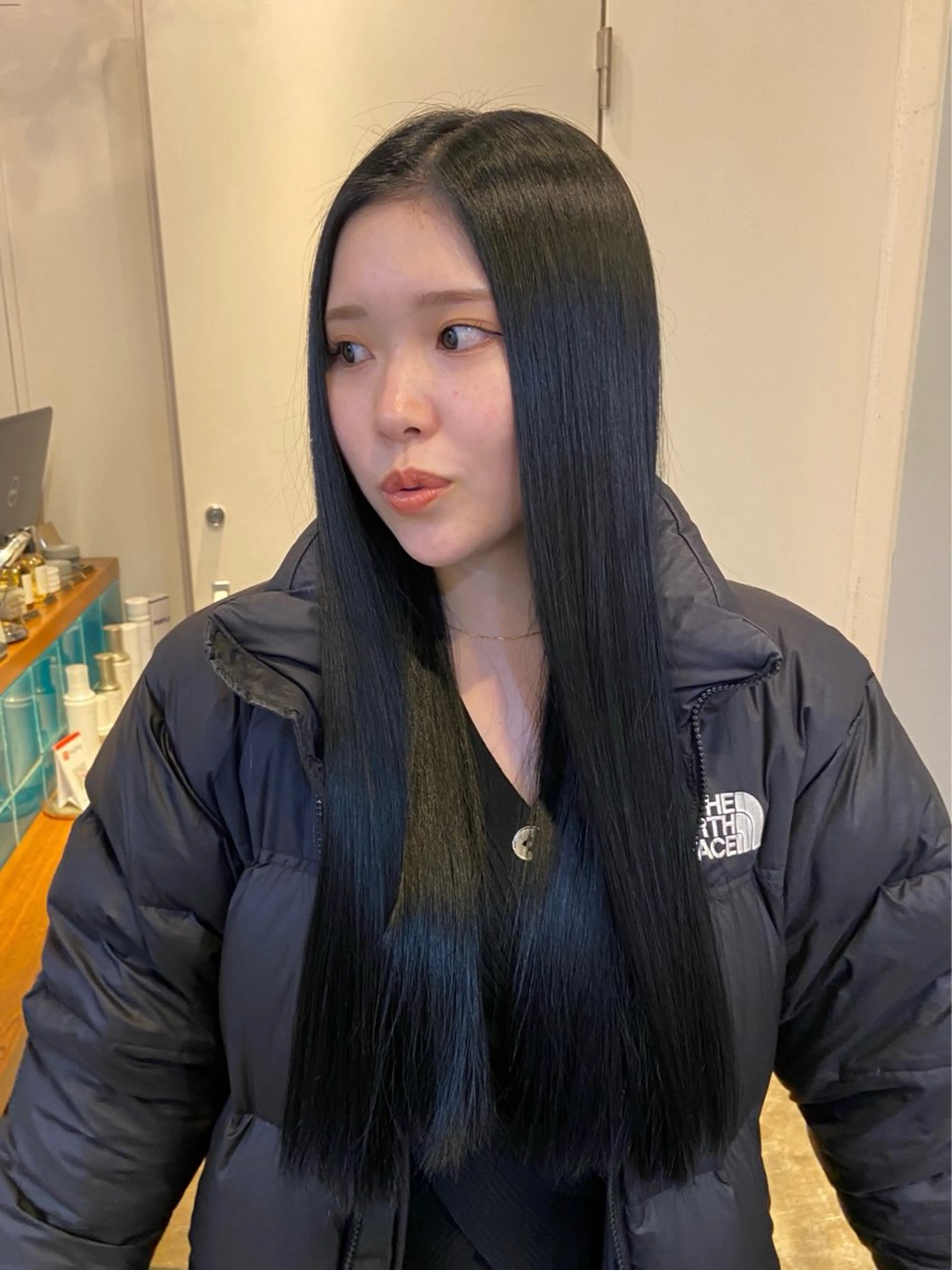 ロング カット トリートメント レディースカット🎀 NANAHAのヘアスタイル