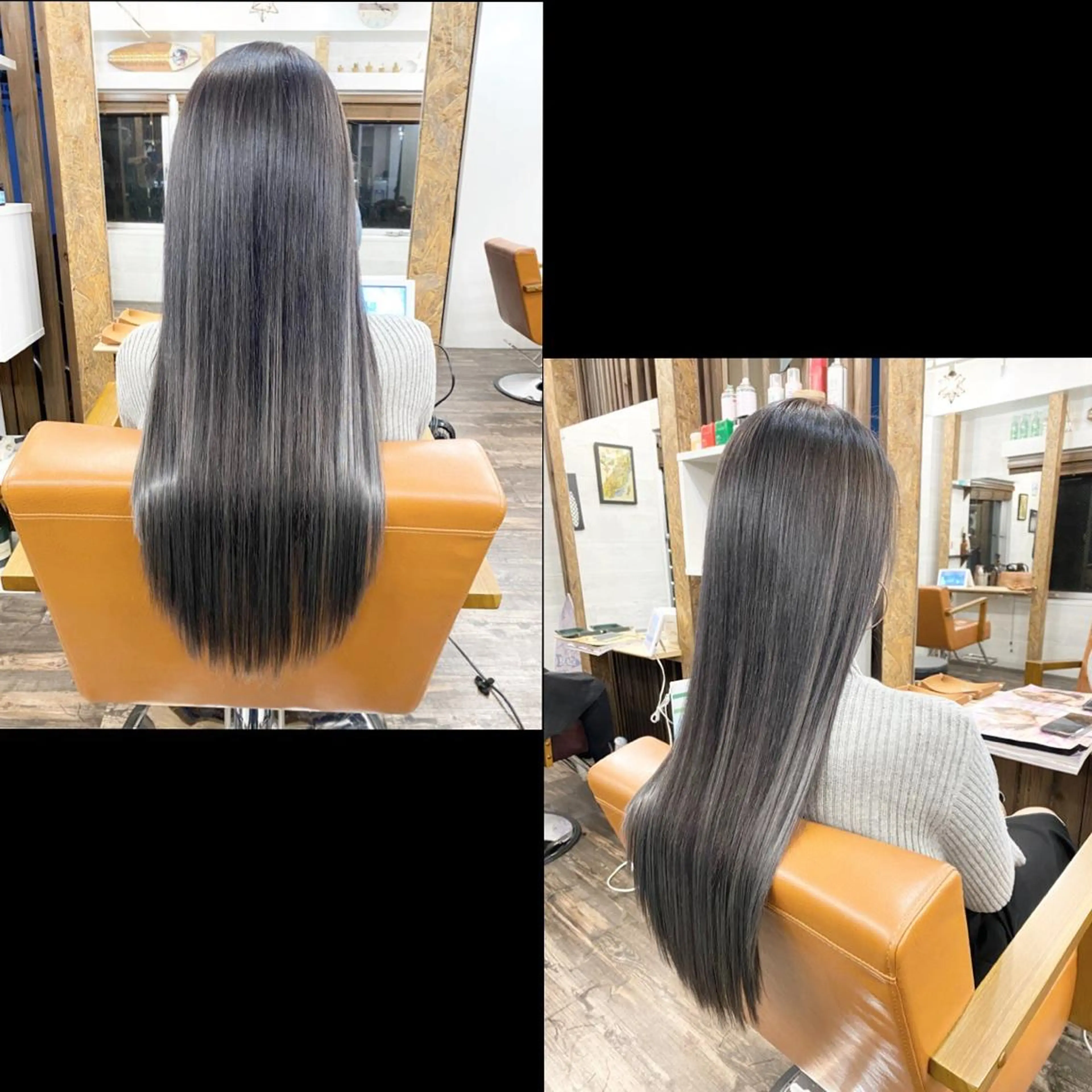 ロング カラー ✯カラー&編み込み エクステ✯池田智博✯のヘアスタイル