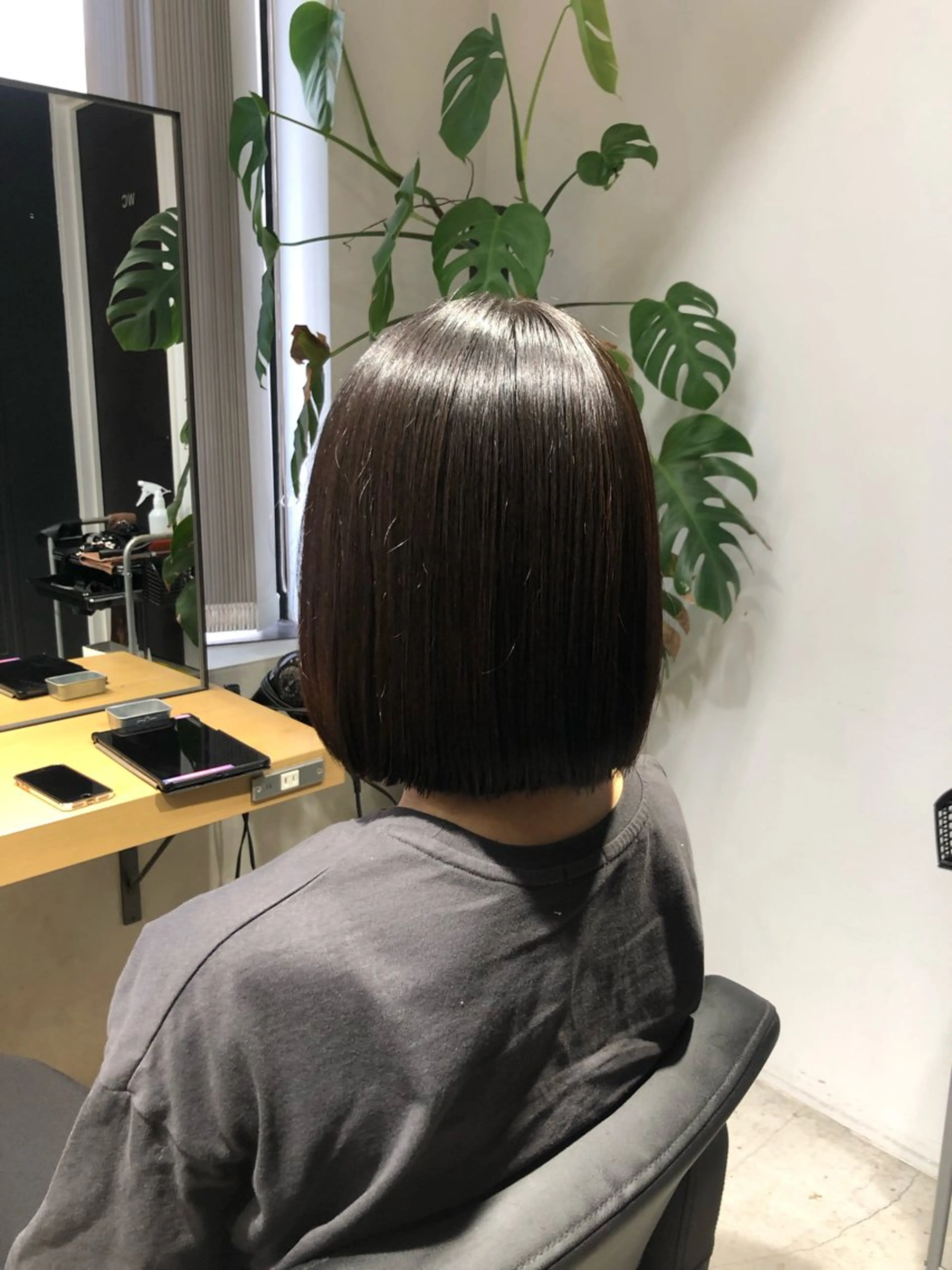 ショート ボブ 髪質改善 ✨髪質改善ストレート ×ミニボブ✨萩原　翼のヘアスタイル