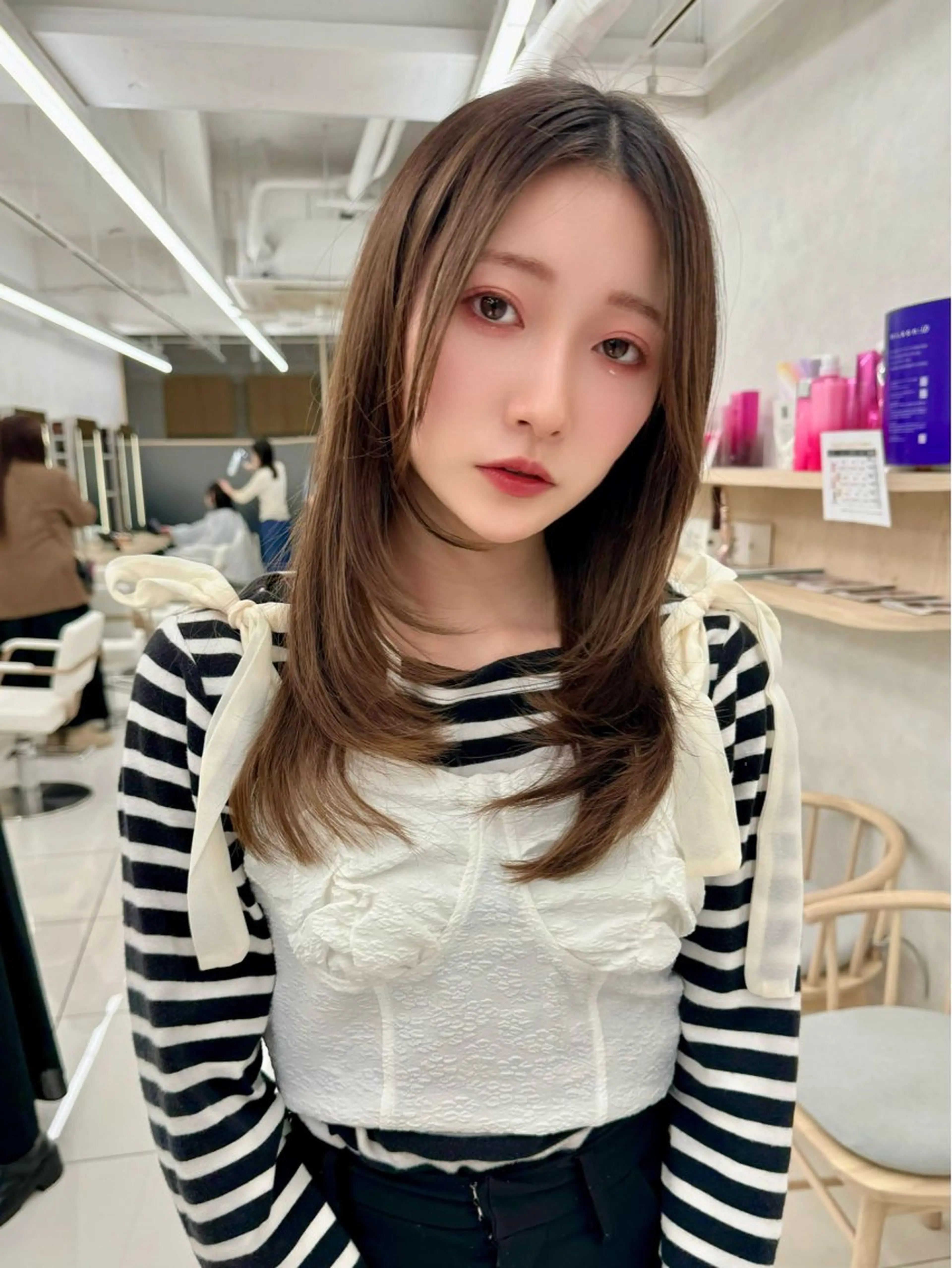 ロング 三鷹で1番ショート ボブをカットする新谷のヘアスタイル