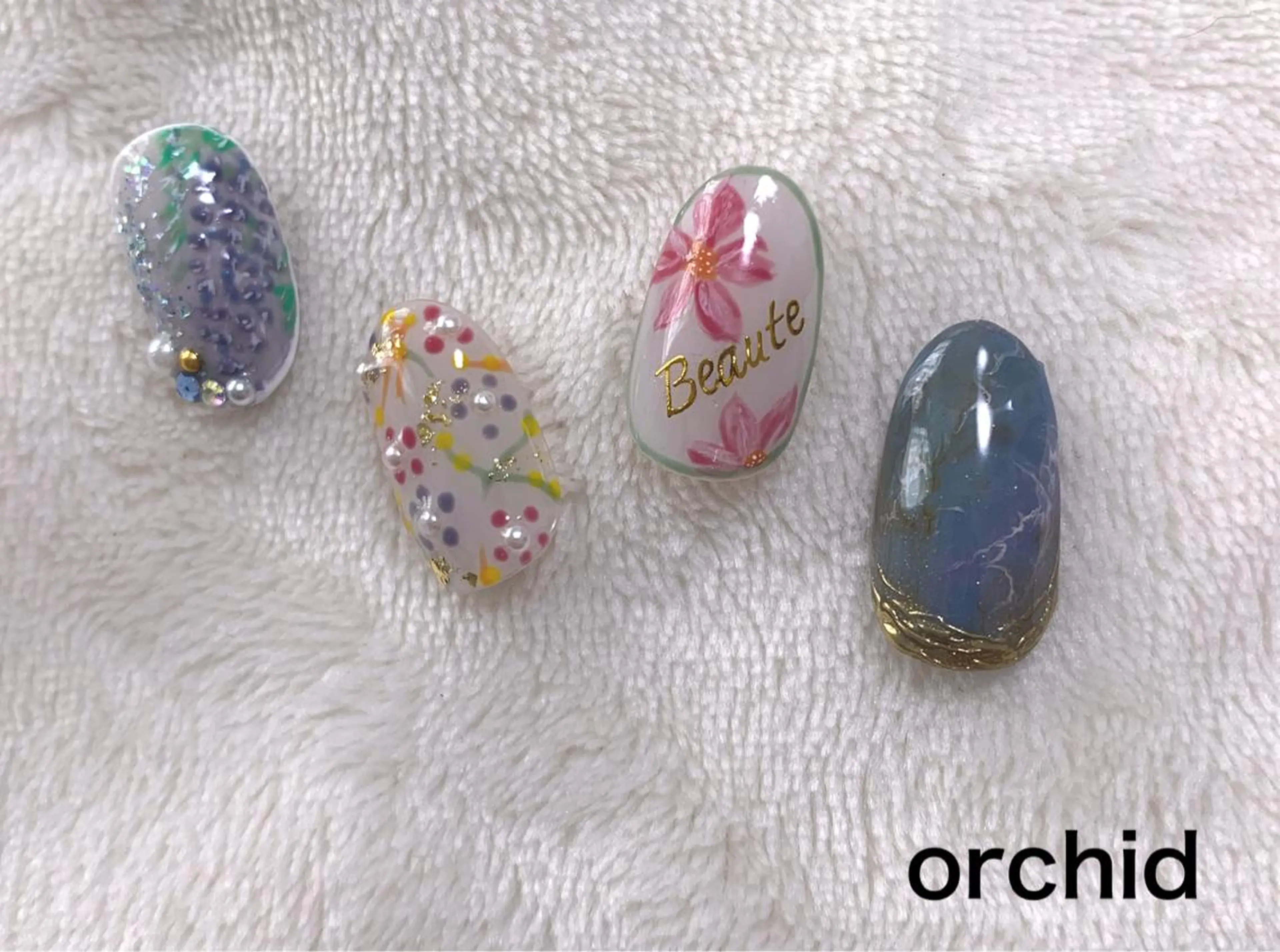 ネイル orchid ♡オーキッドのネイルデザイン