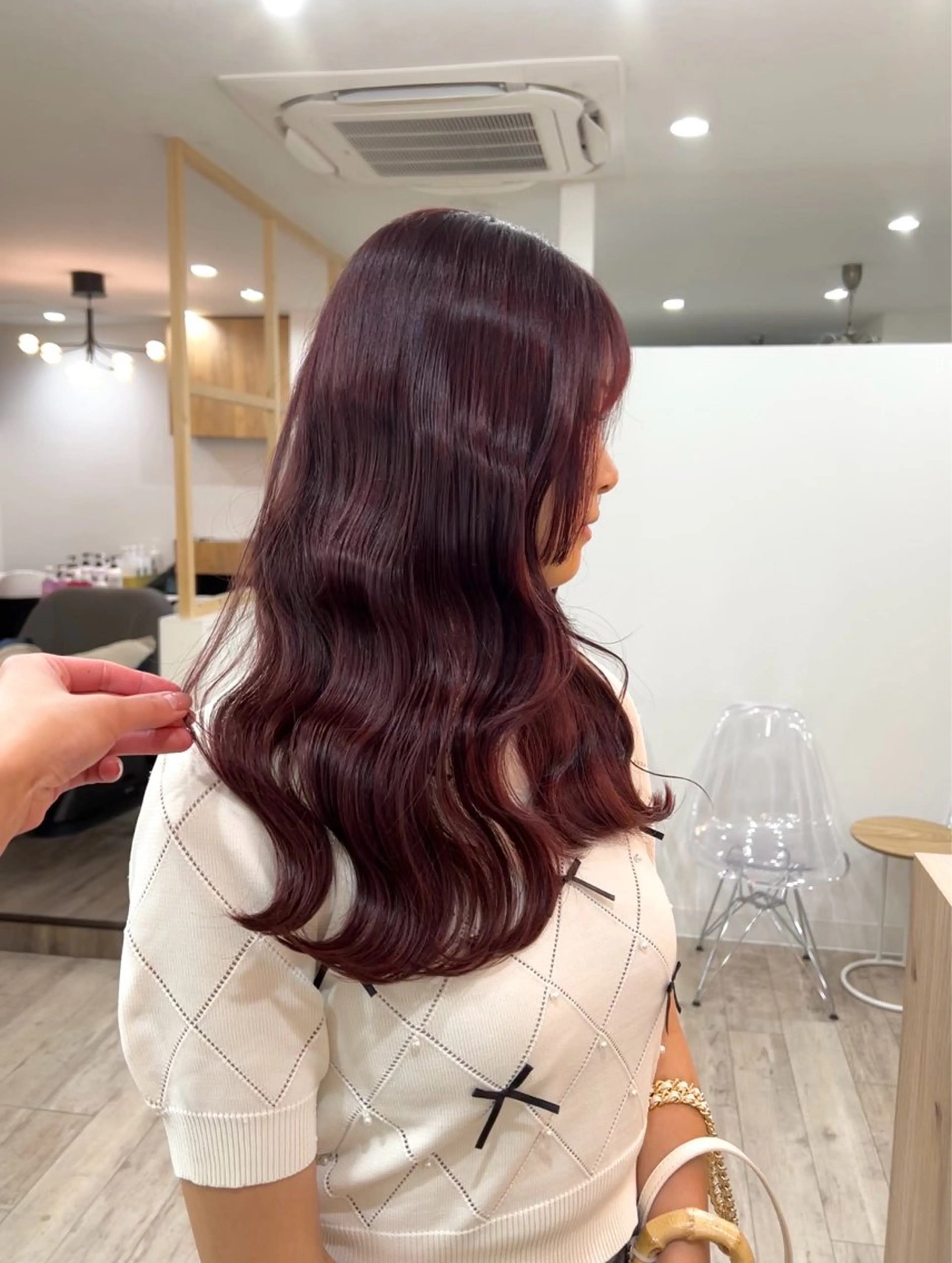 ロング カラー ヘアカラー トリートメント TOKI mahoのヘアスタイル