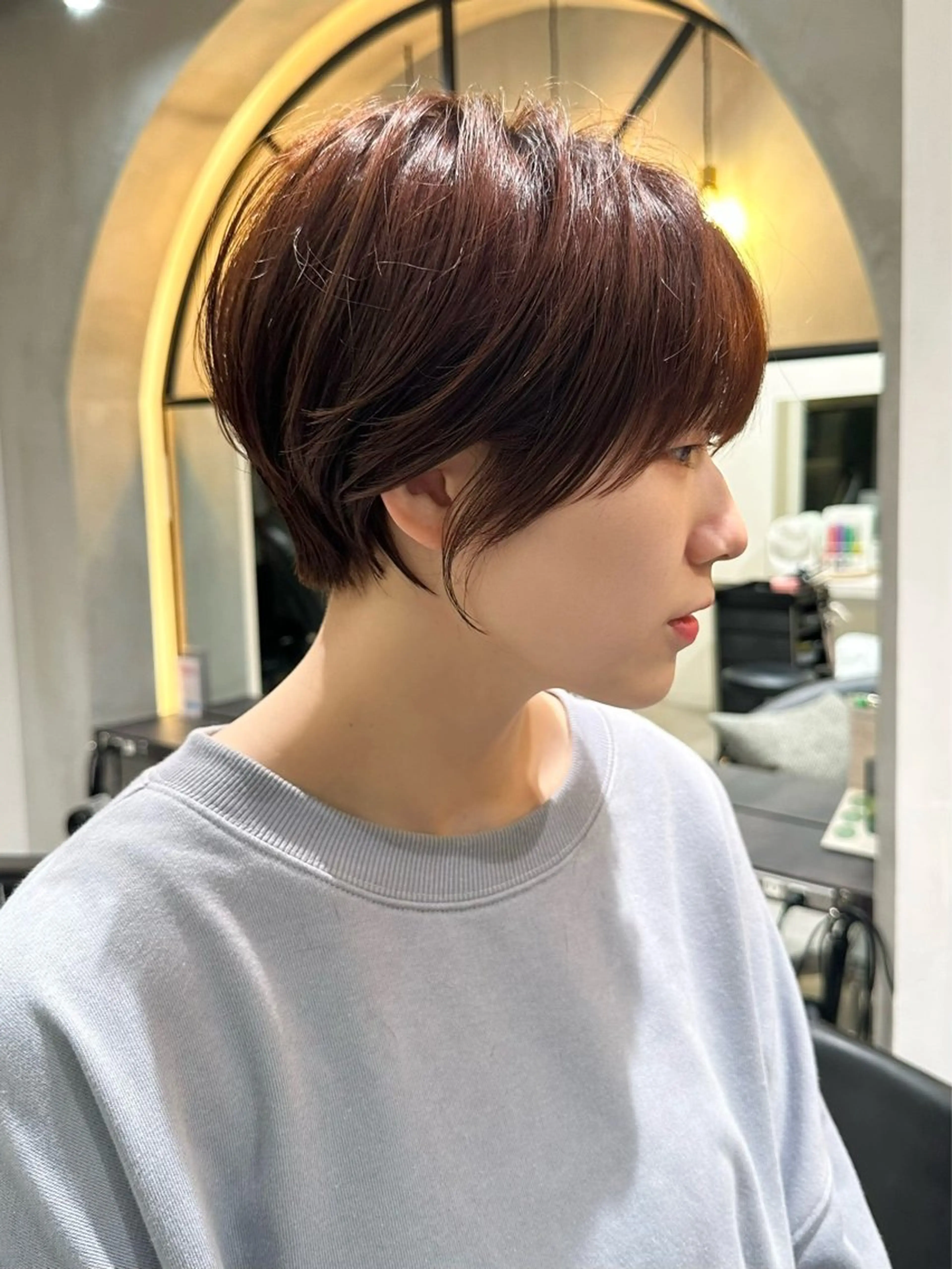 ショート くびれヘア ハイライト 髪質改善 ショートヘア taiga レイヤー /髪質改善/矯正🌈のヘアスタイル