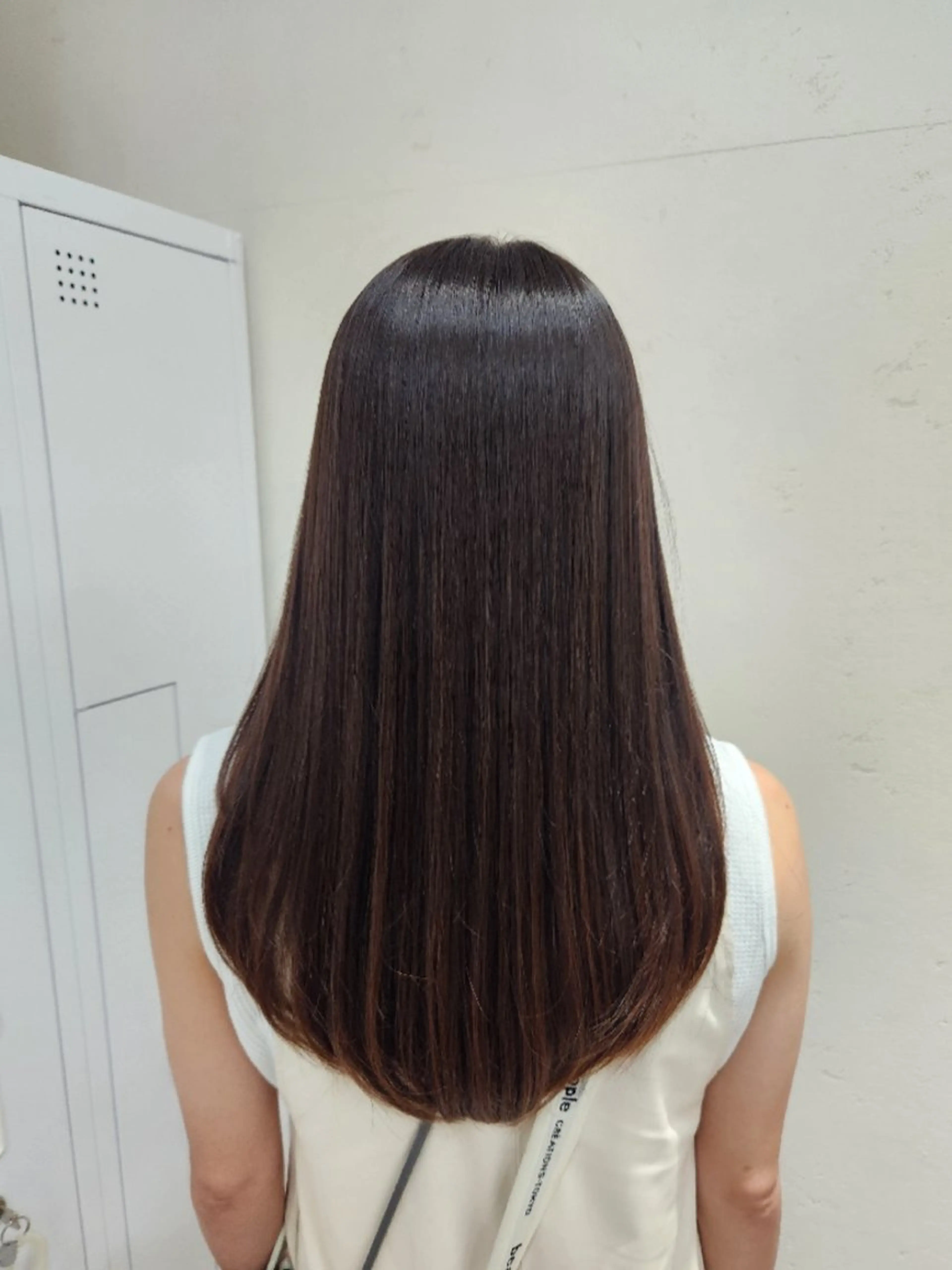 ロング パーマ 縮毛矯正 縮毛矯正 【縮毛矯正/髪質改善 カラー】yumiのヘアスタイル